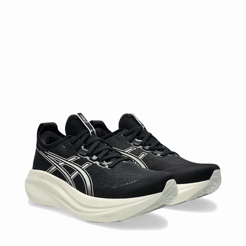 Asics Men's Gel-Nimbus 27 Sneaker in Black/Lake Grey Asics Snapdown 3 Wrestling Shoes