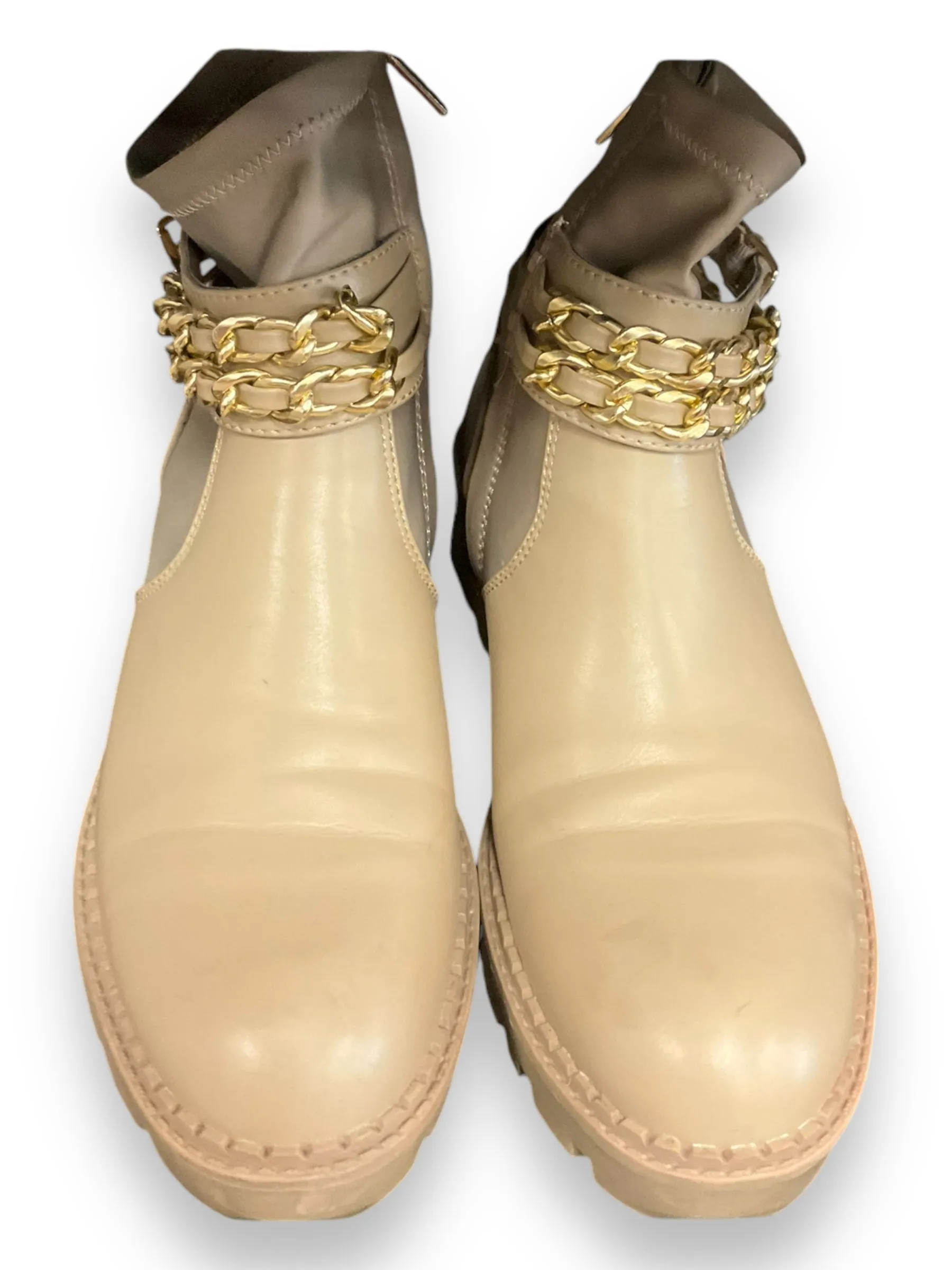 Boots Combat By Jones New York In Tan, Size: 7.5 Combat Hiker Military Boots