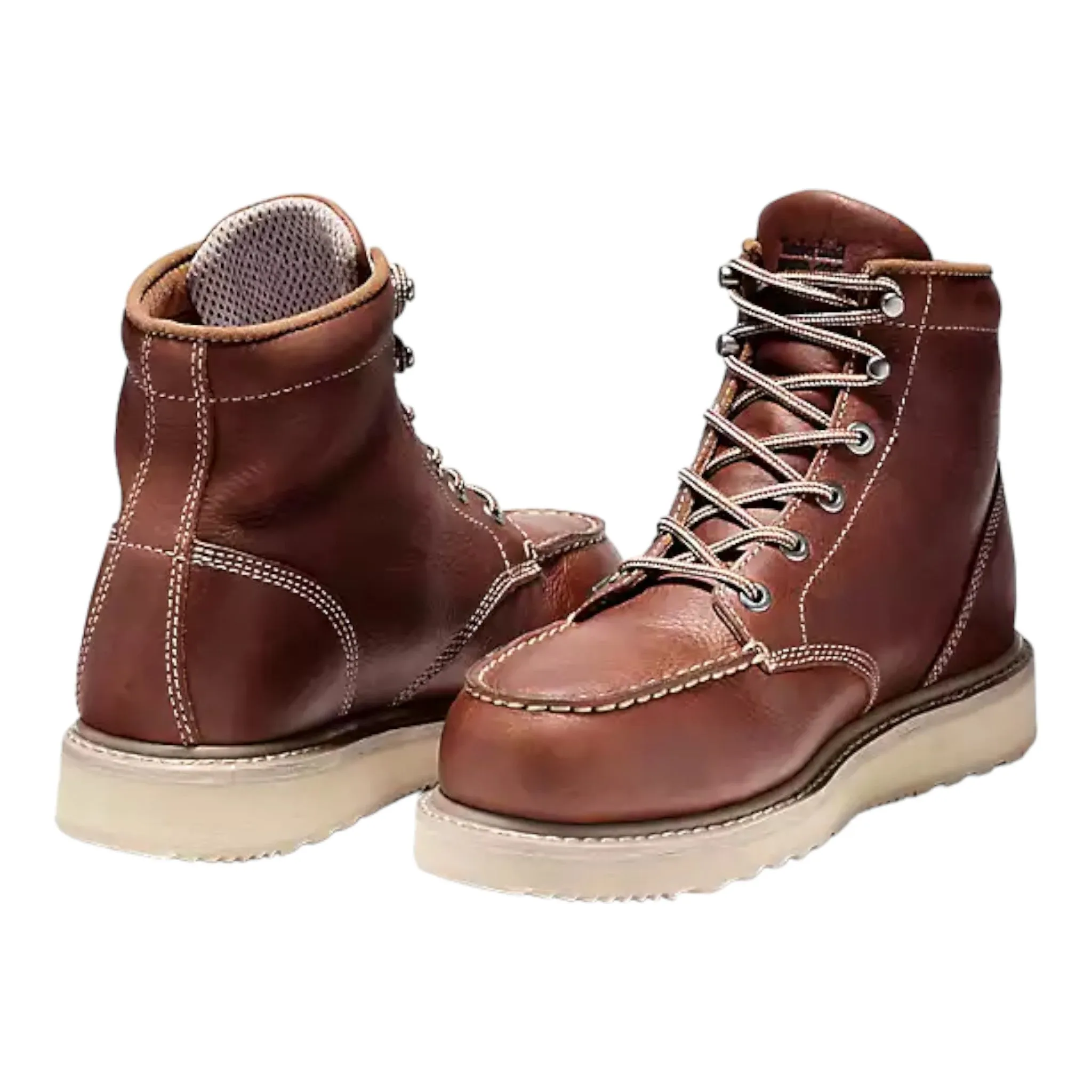 Men's Barstow 6" Alloy Toe Work Boot Flat Sole Pull On Work Boots