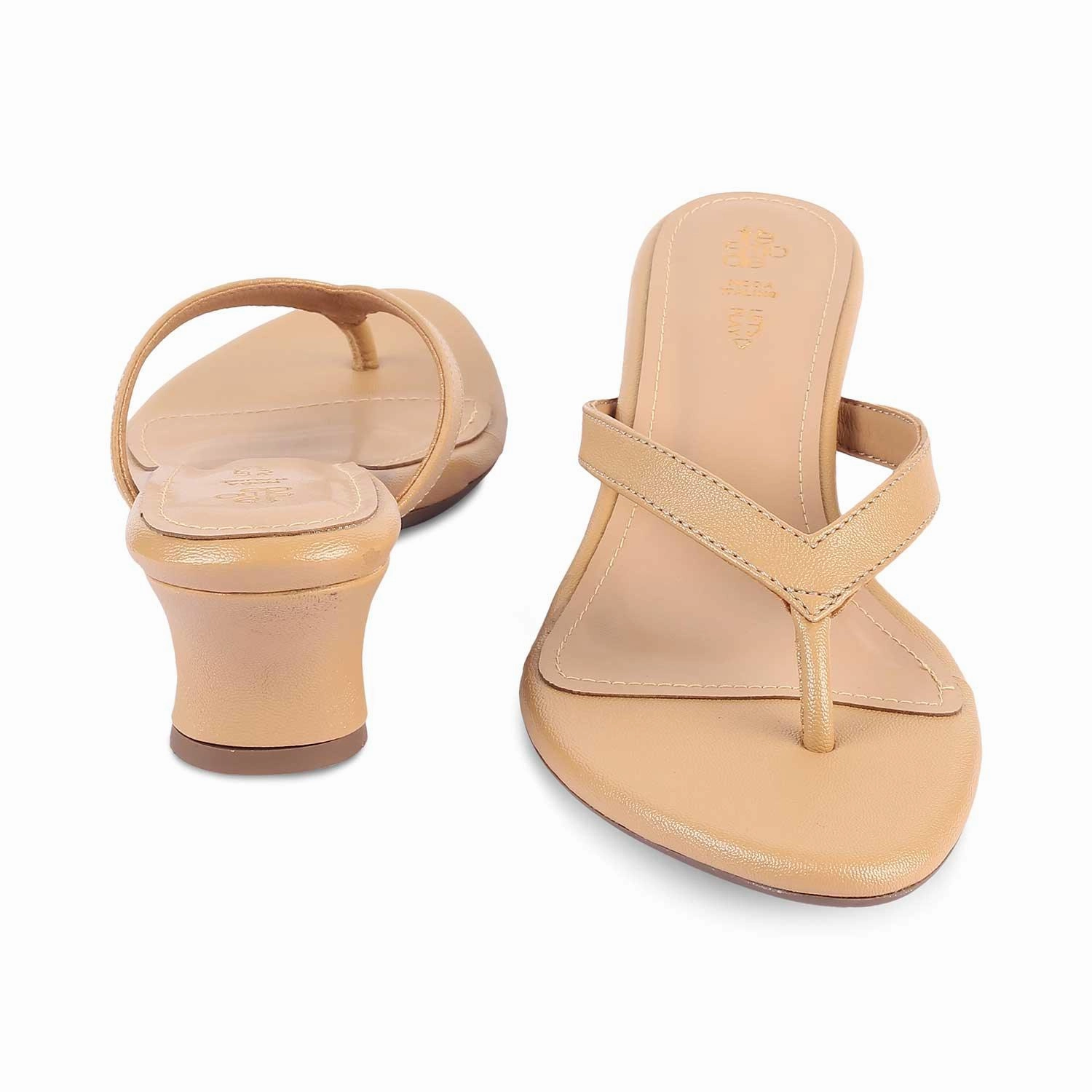 Naturalized Sandals The Puglia Beige Women's Dress Heel Sandals Tresmode