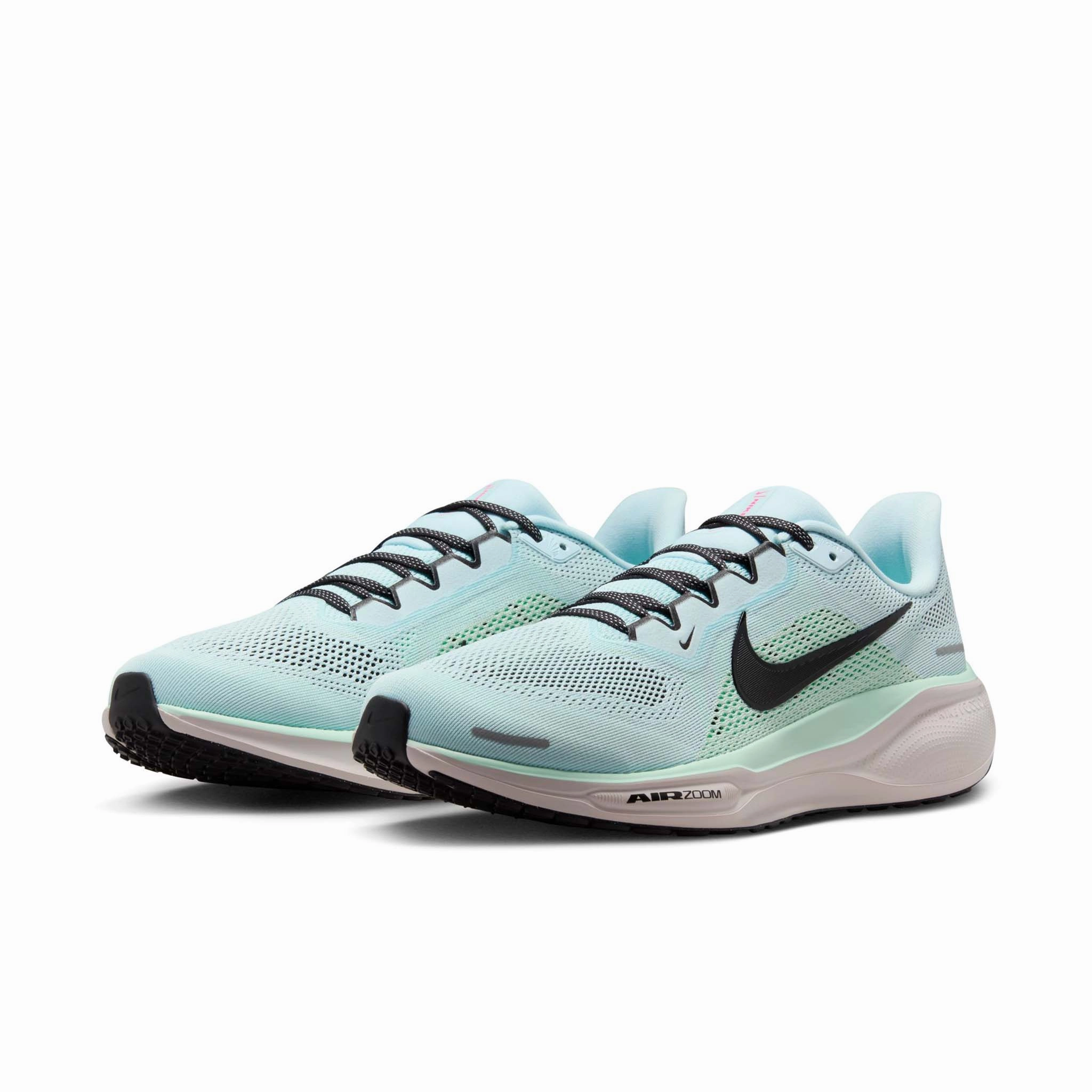 Nike | Men's Pegasus 41 Road Running Shoes - Glacier Ice/Black-Mint Foam-Hyper Pink Nike Top Ten Shoes