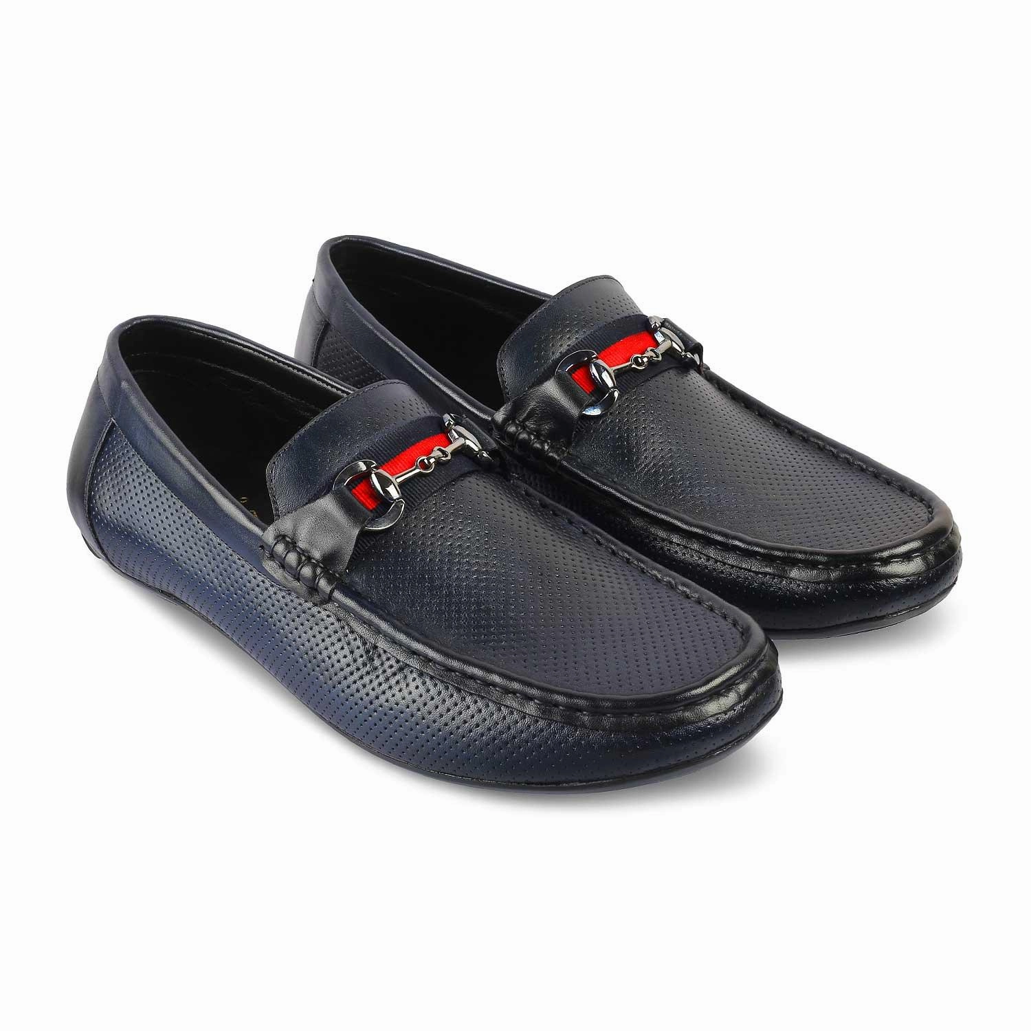 Loafers Snake Print The Rottervam Navy Mens Driving Leather Loafer
