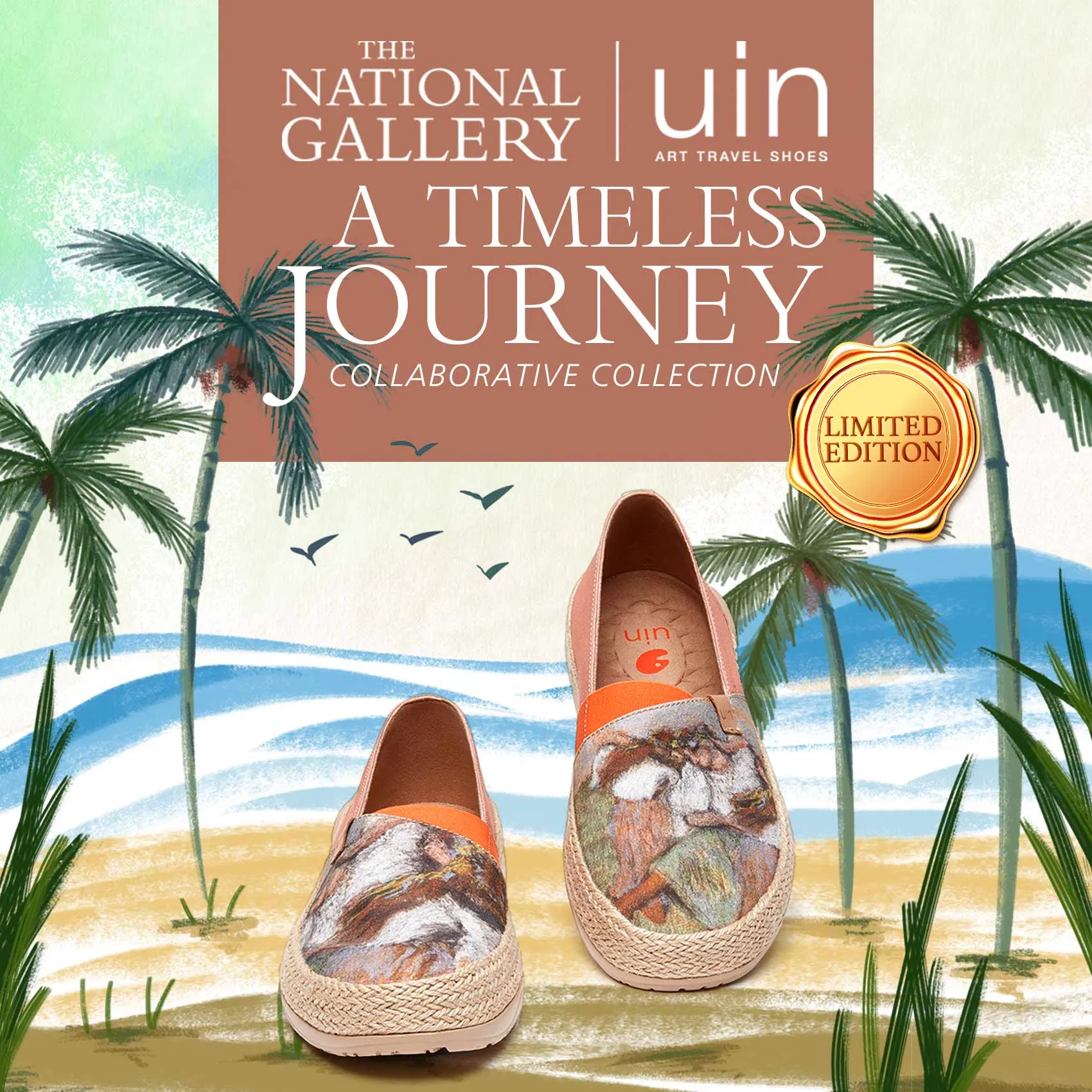 Edgar Degas Ukrainian Dancers Marbella I Women Classic Espadrilles Wedge