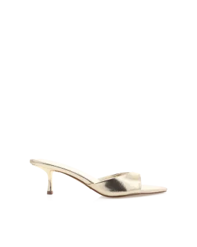 Heels Thigh High RUNA - GOLD METALLIC