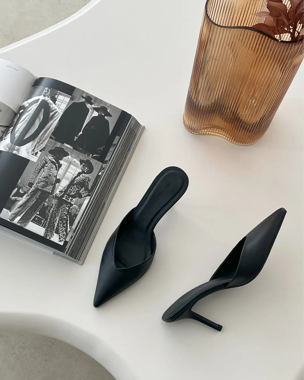 Stockings High Heels KAREY - BLACK