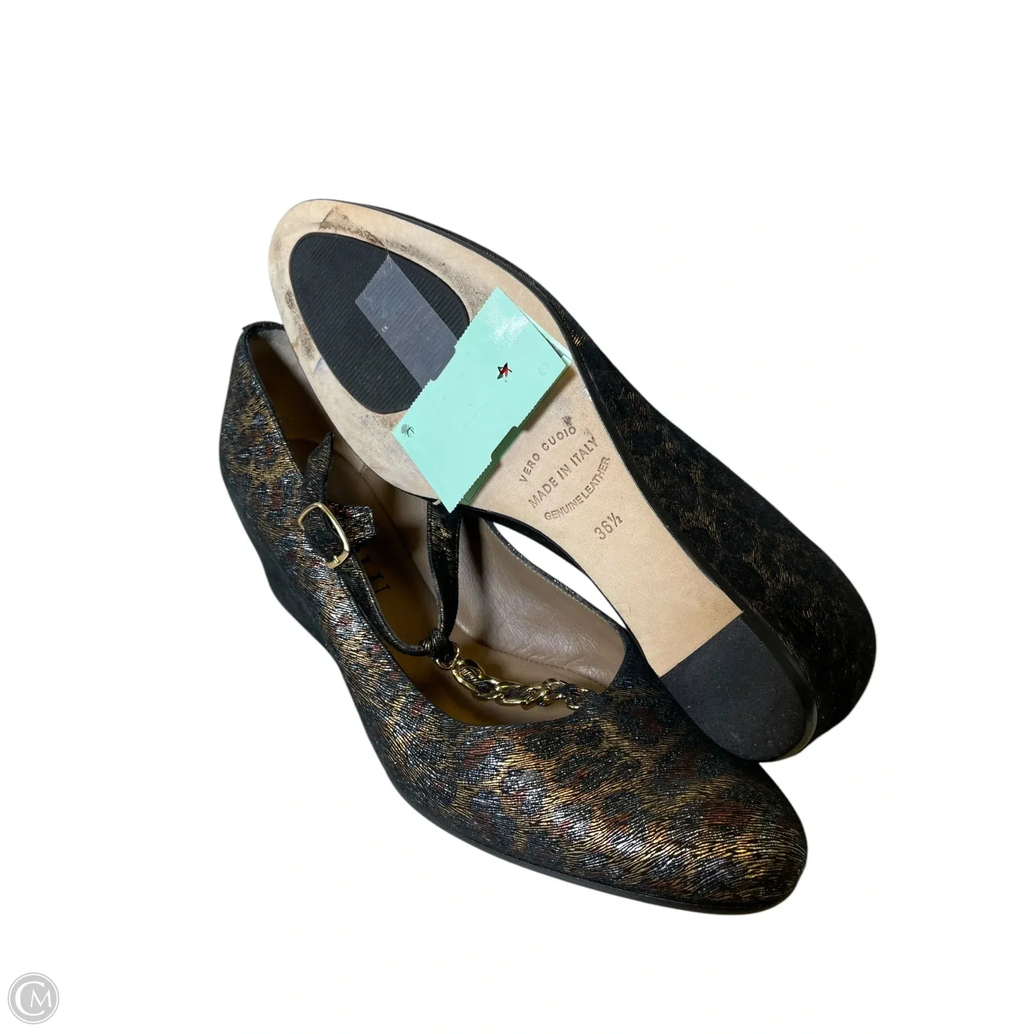 Shoes Heels Wedge By Clothes Mentor In Animal Print, Size: 6 Olivia Munn High Heels