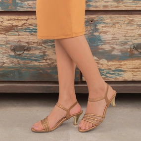 Sandals Regency La Toc St Lucia Reviews Tresmode Glitz Bronze Women's Dress Heel Sandals