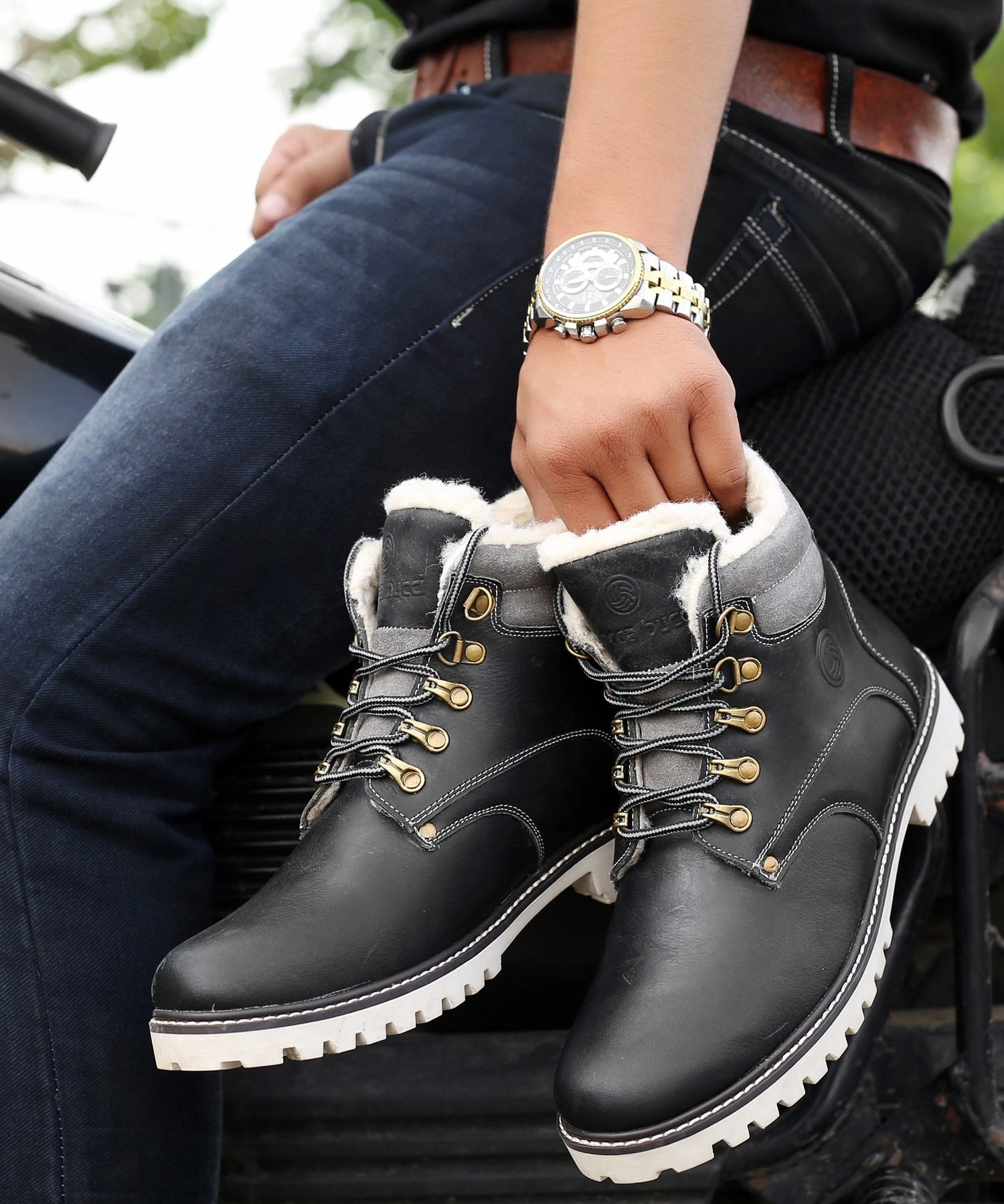 Bacca Bucci Moscow Leather Ankle Boots Size 3