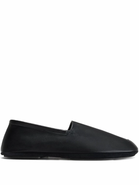 Shoes Leather Loafers slip-on square-toe loafers