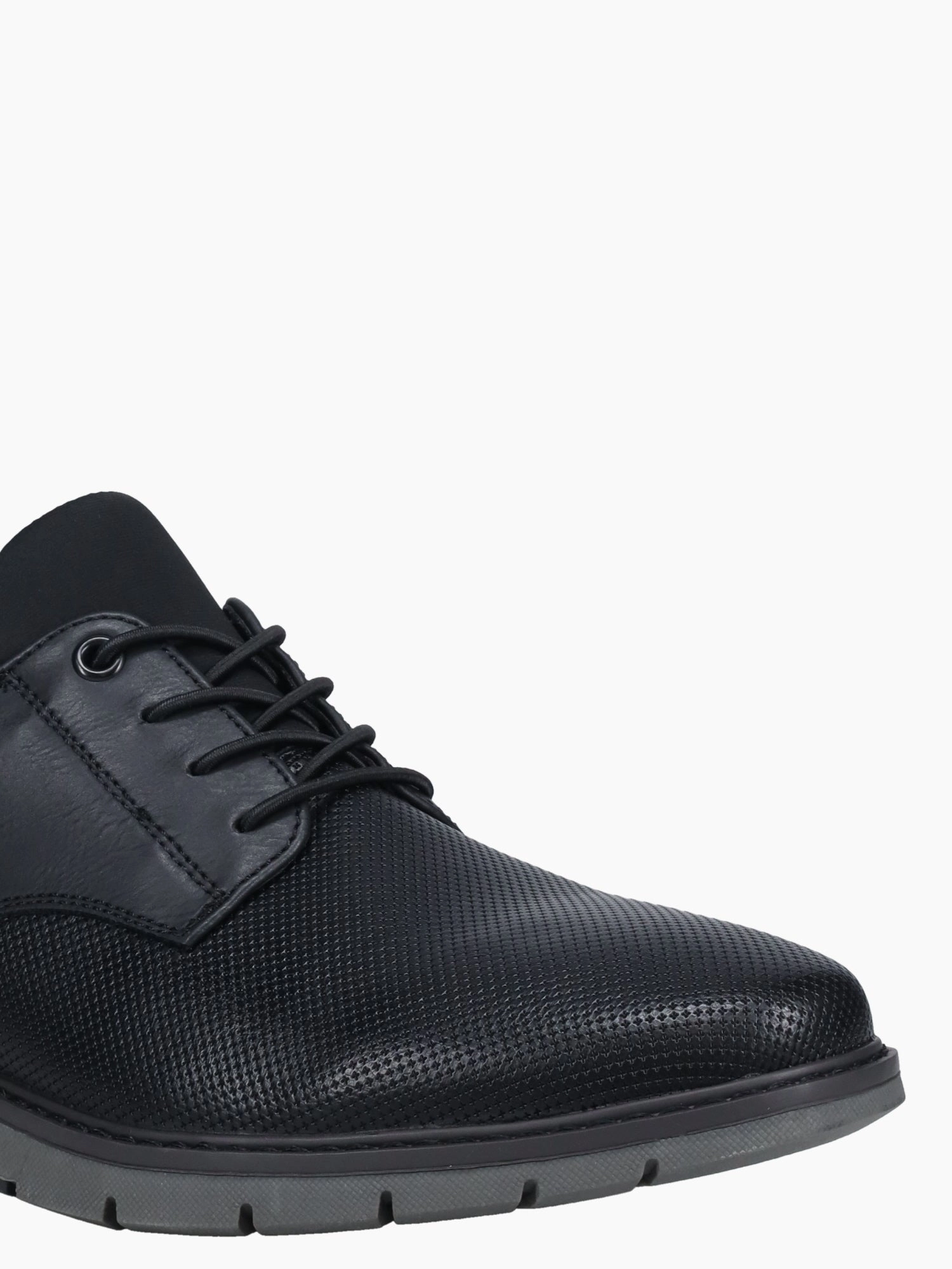 Steel Toe Oxford Diego Black Eco Leather
