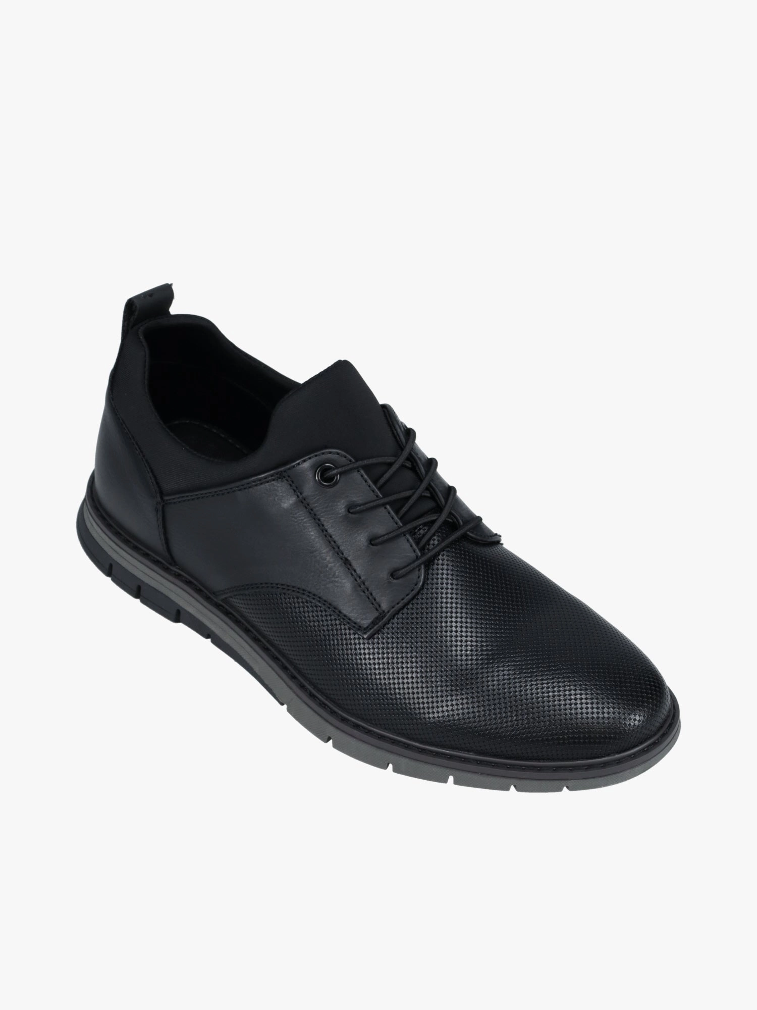 Oxfords With Black Pants Diego Black Eco Leather