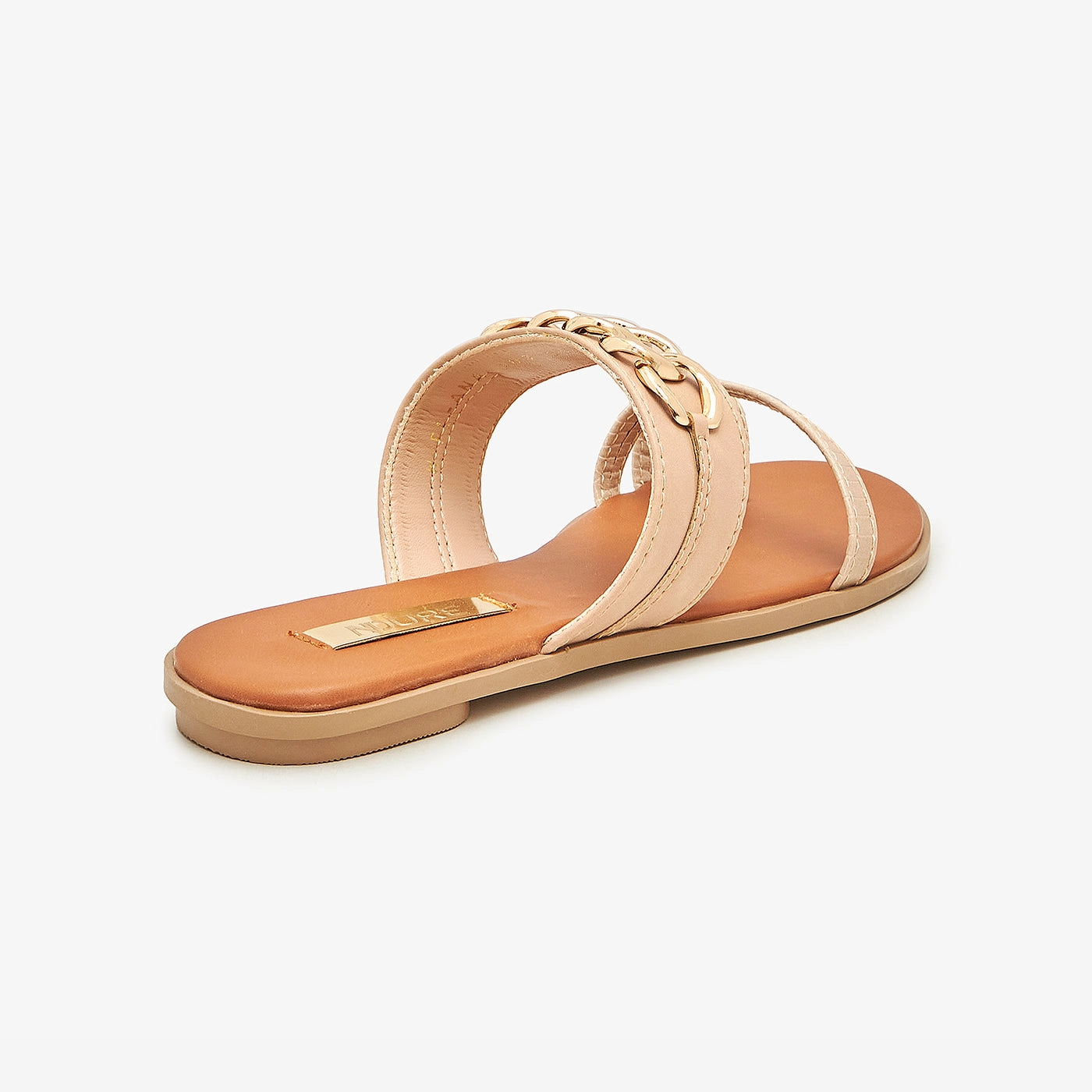 Abercrombie Slippers Toe Ring Strappy Slides