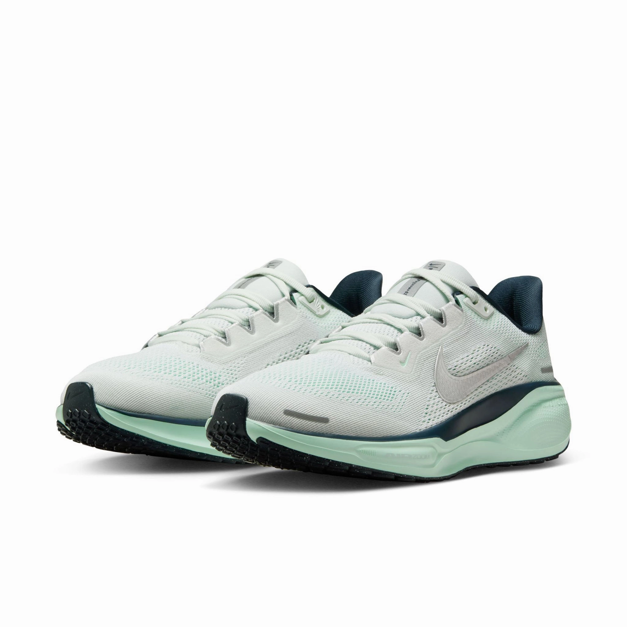 Big Nike Shoes Nike | Women's Pegasus 41 Road Running Shoes - Ghost Aqua/Metallic Silver-Mint Foam