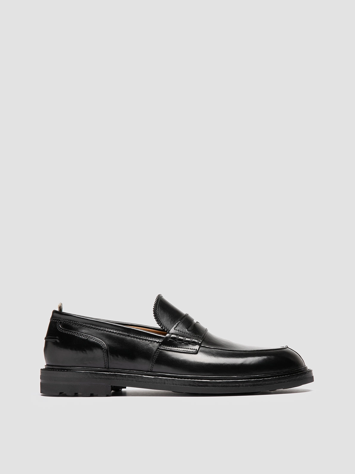 Maison Margiela Loafers Tabi SAX FLEXI 001 - Black Leather Penny Loafers