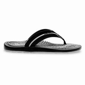 Sandals Flat Kaiyo Thong Black (Women)