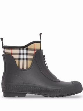 check-panel rain boots City Classified Ankle Boots