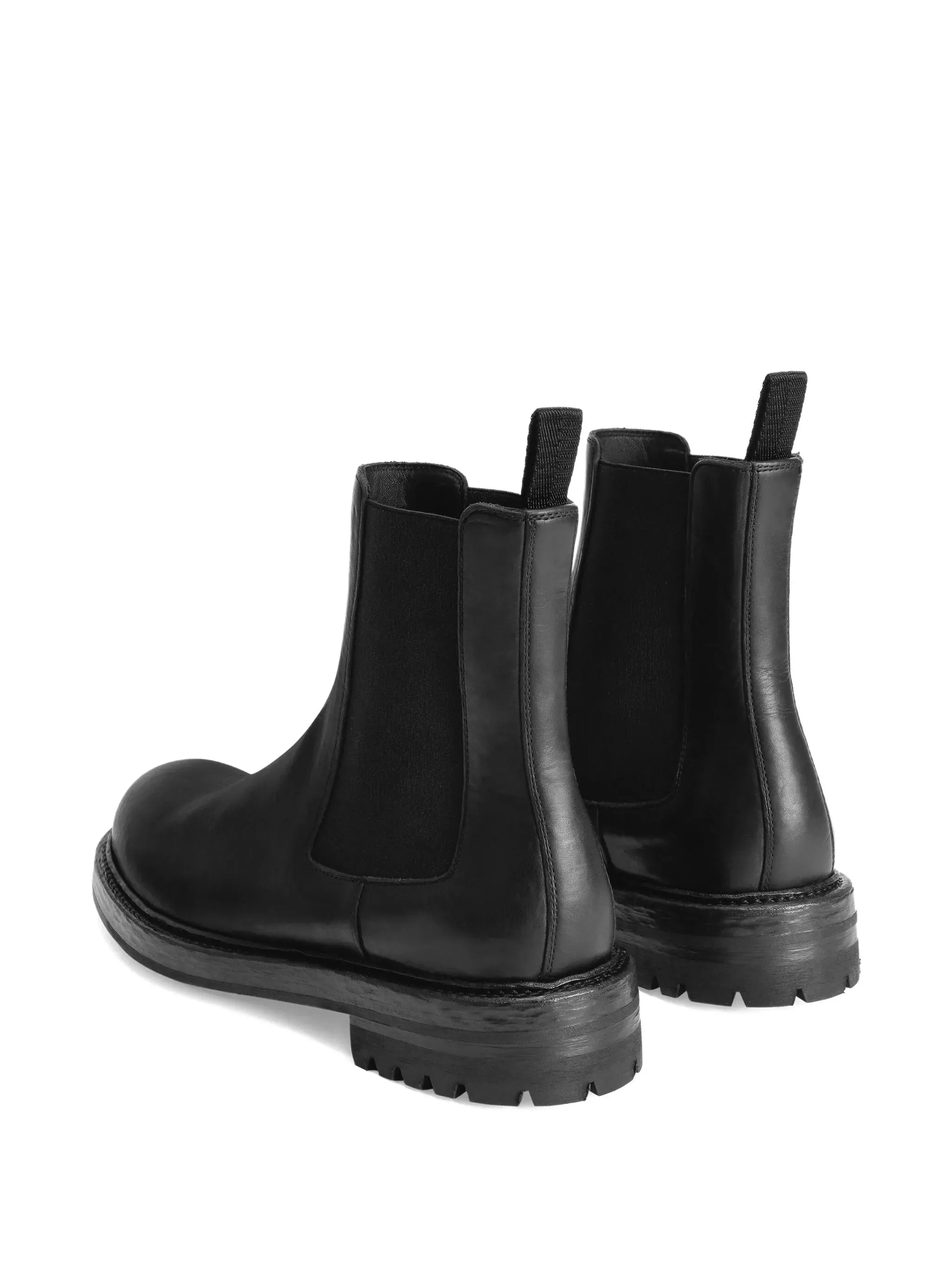 elastic-panel leather boots Chelsea Boots Cost
