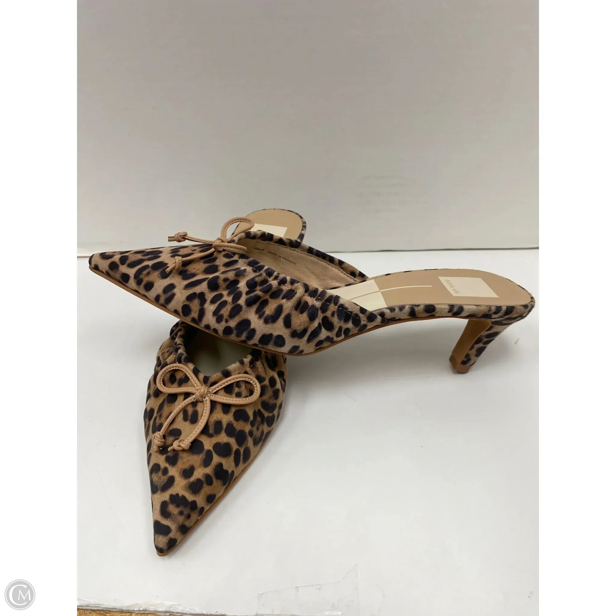 Shoes Heels Kitten By Dolce Vita In Animal Print, Size: 9 Bondage With Heels