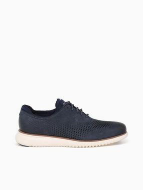 Zerogrand Laser Wing Tip Navy Ivory nbk Oxford Goodyear