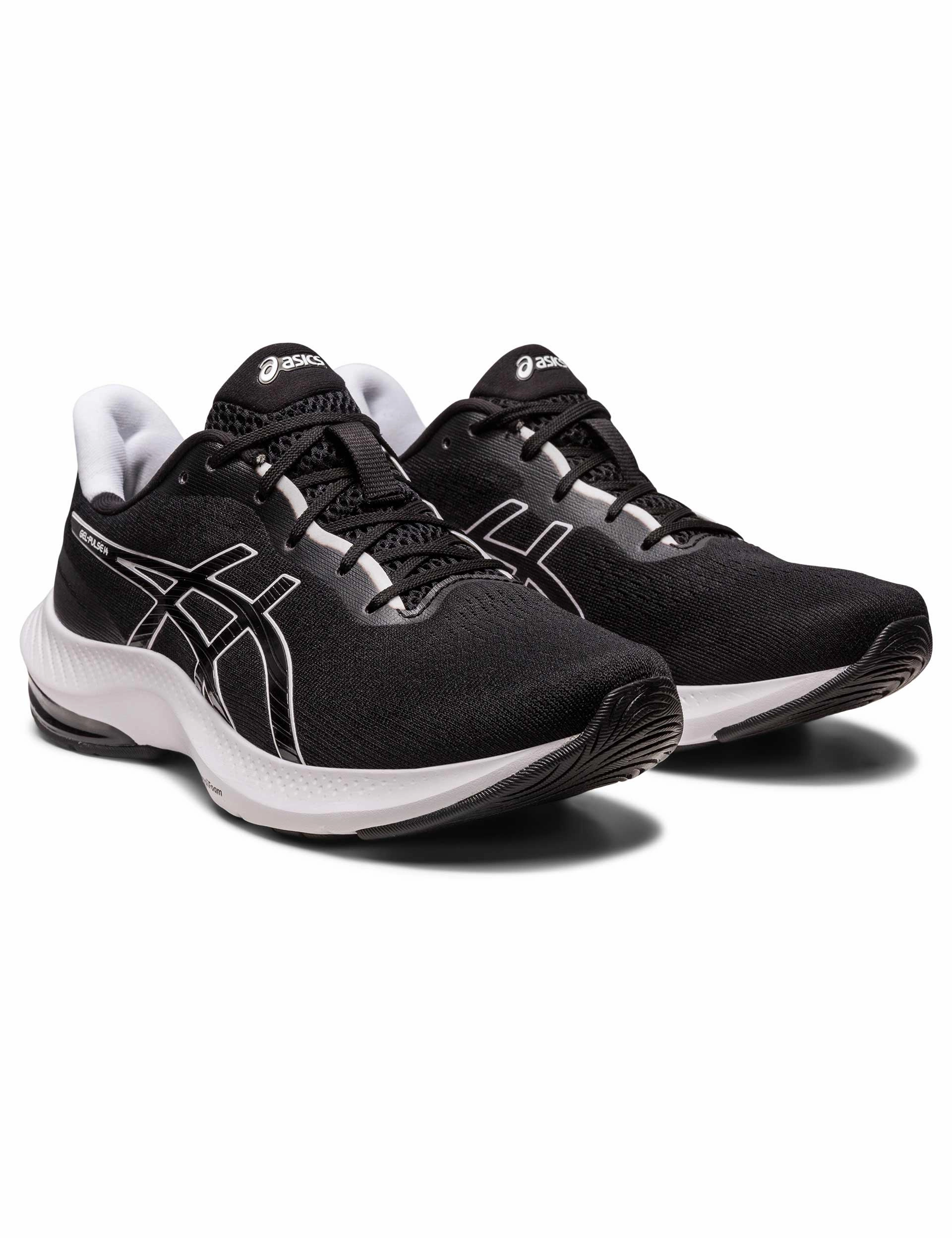 Gel-Pulse 14 - Black/White Asics Shoes High Arch Support