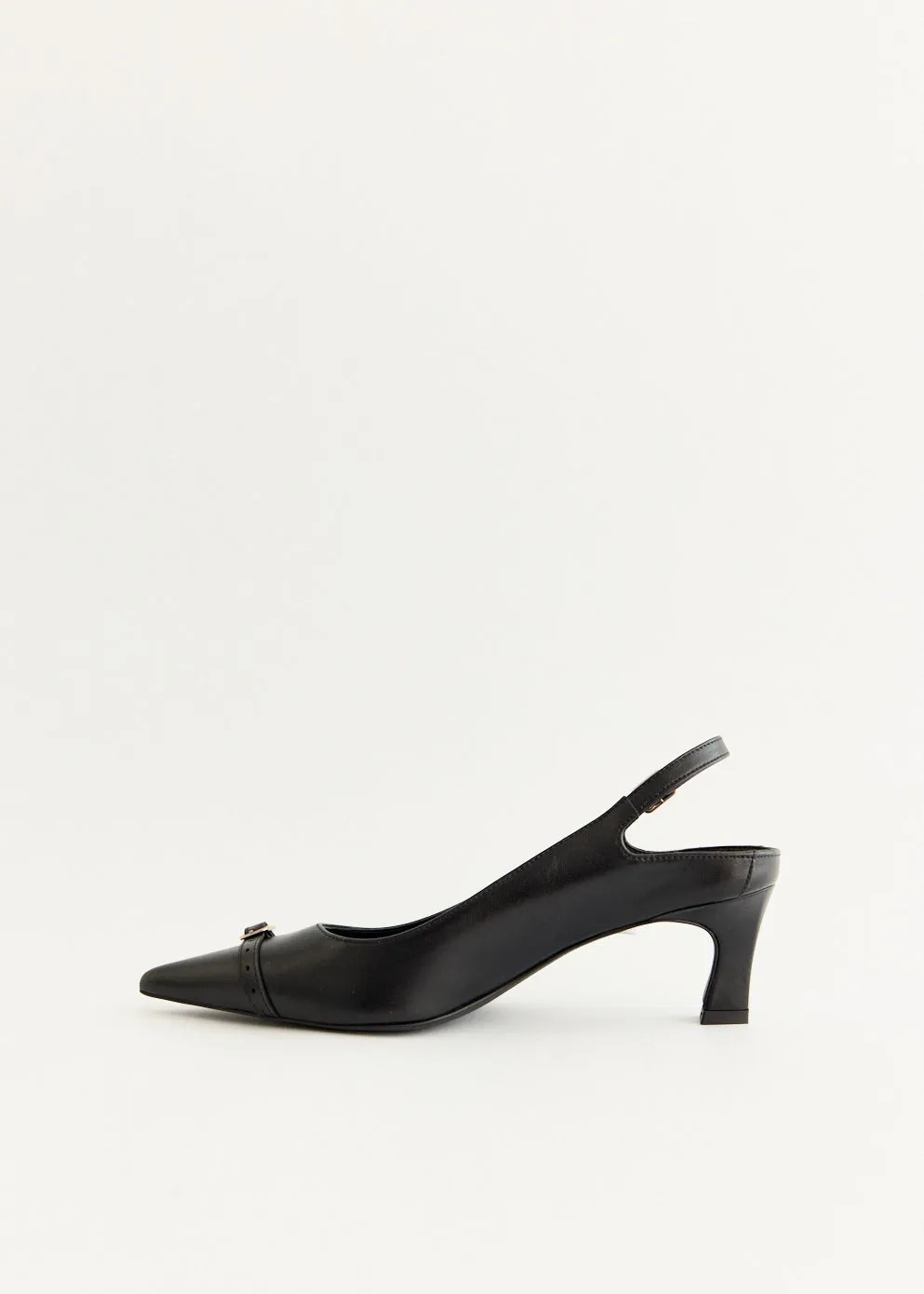 Patti Slingback Heels Suede Lace Up Heels