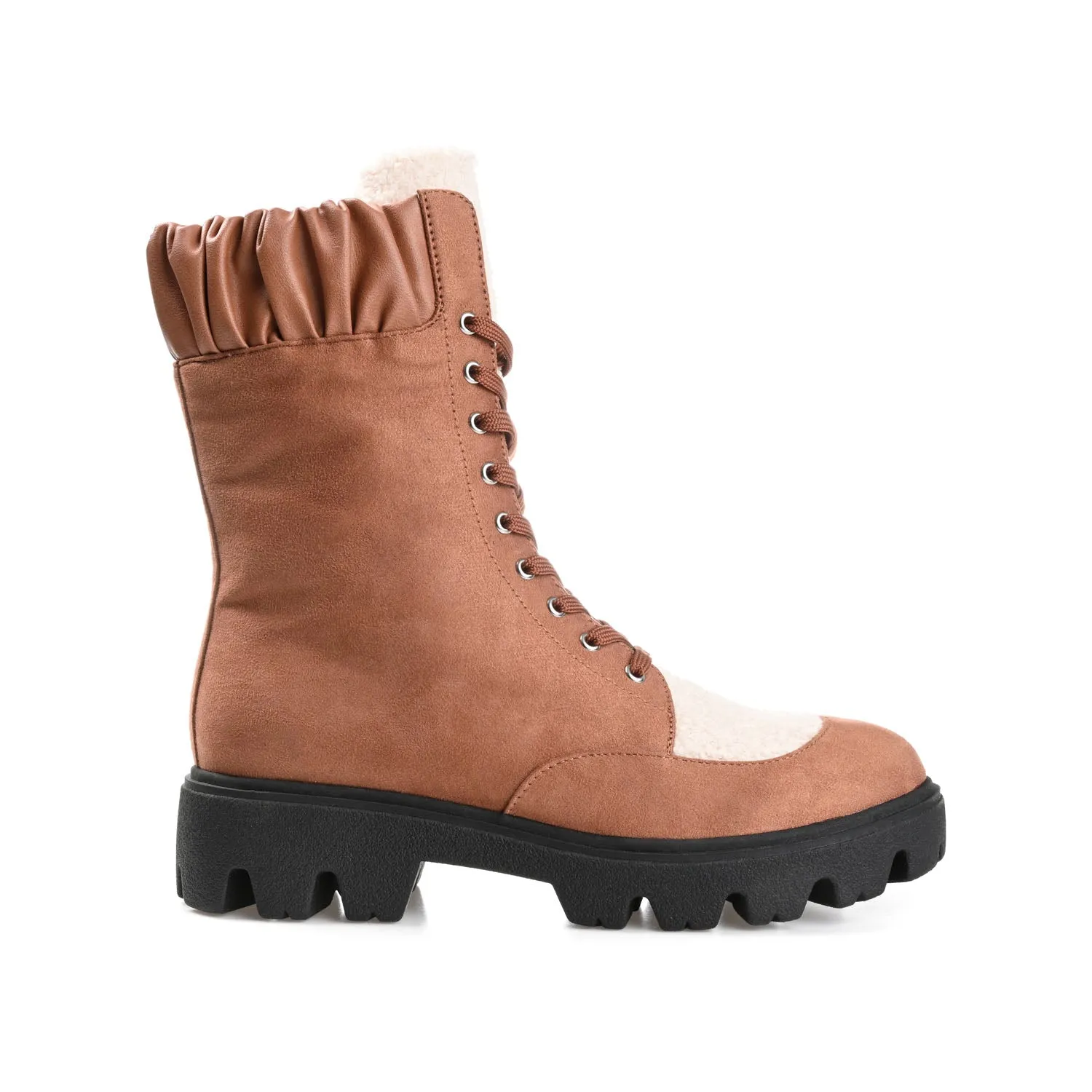 ELINOR - FINAL SALE (NO EXCHANGES) Corey Logo Jacquard Combat Boot