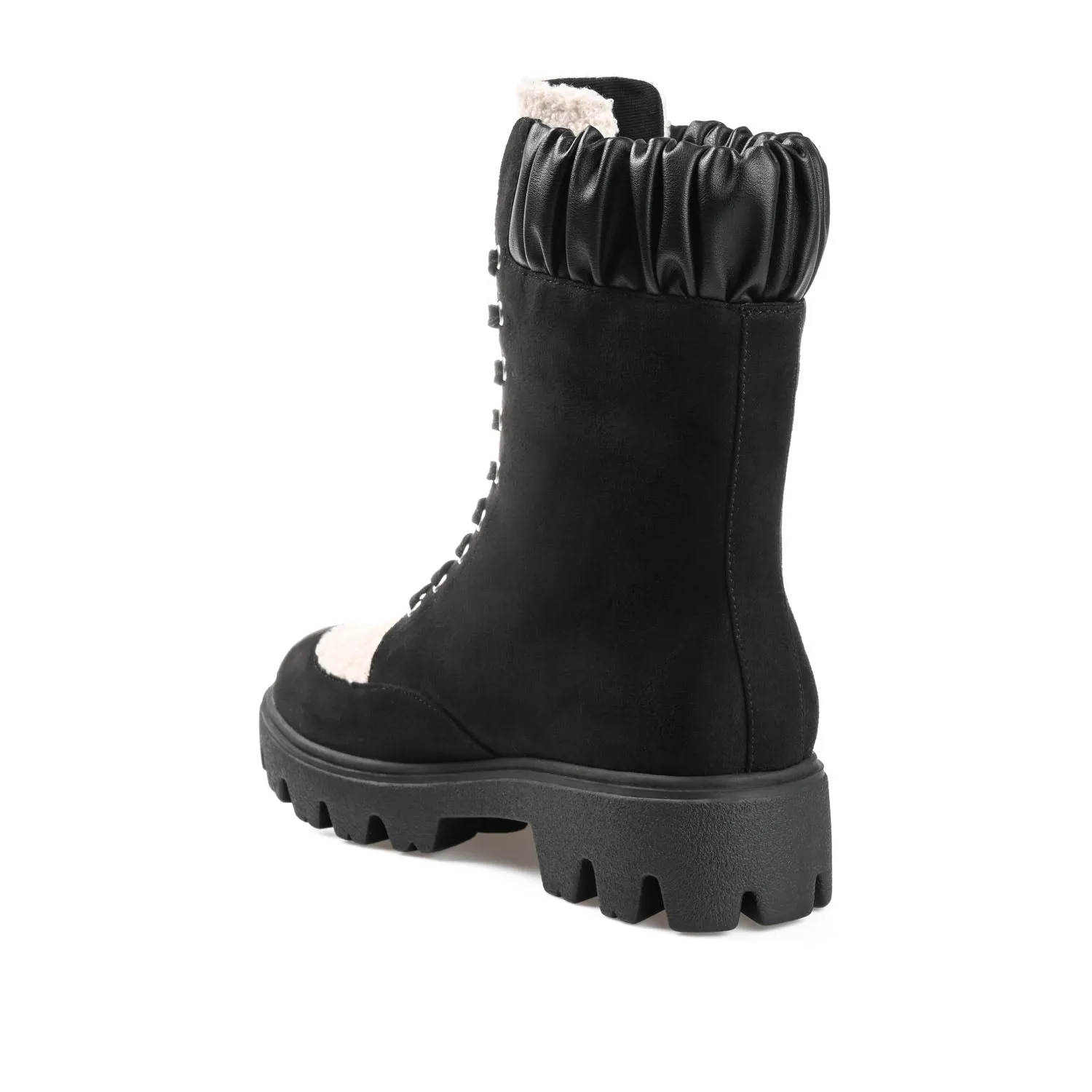 ELINOR - FINAL SALE (NO EXCHANGES) Leopard Combat Boots