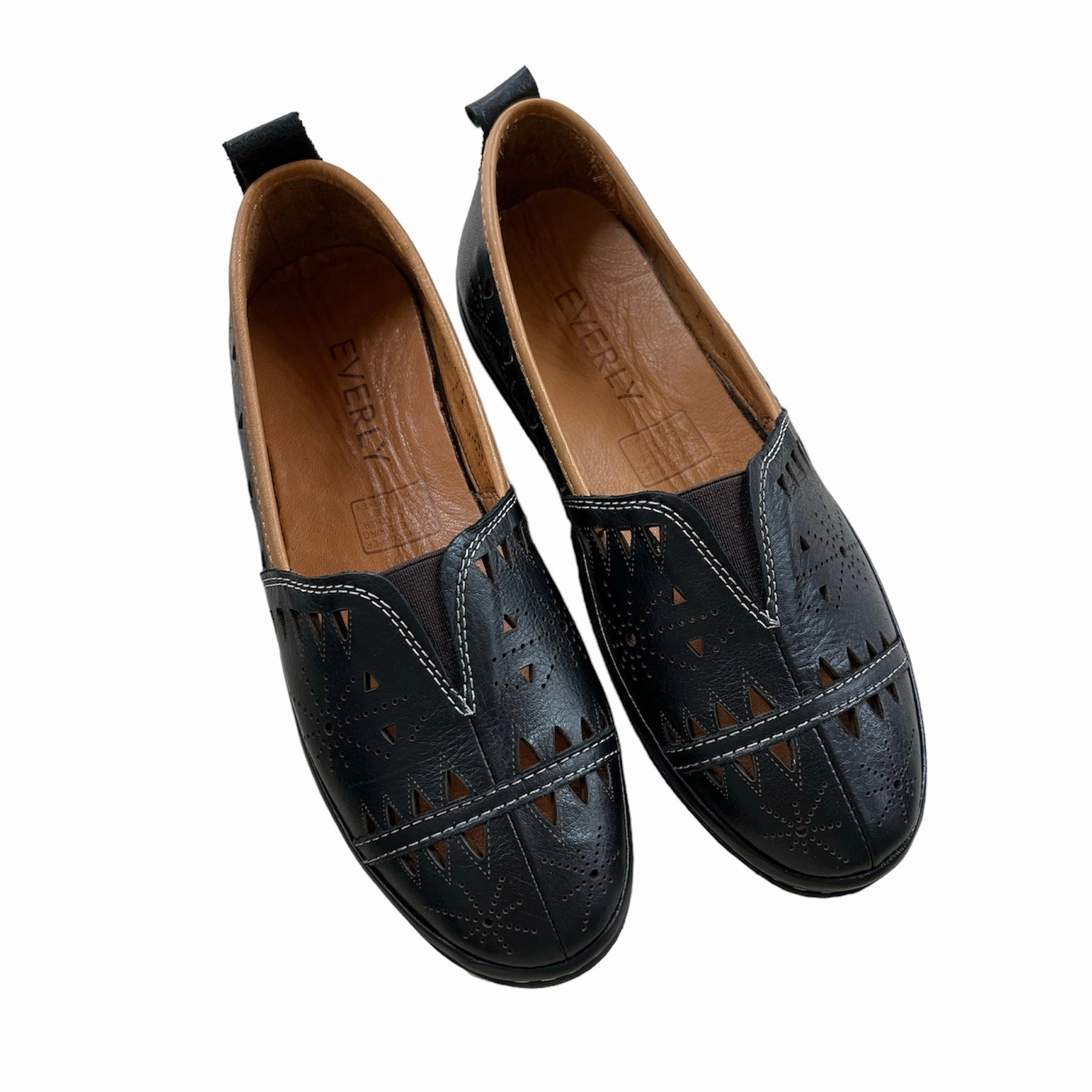 Emily-01 Black Leather Lemonade