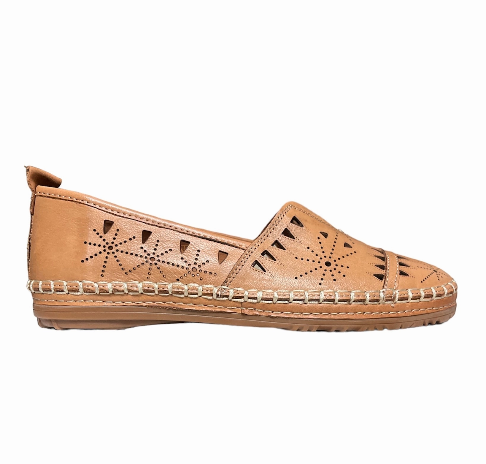 Emily-01 Tan Leather Shoes Aventura