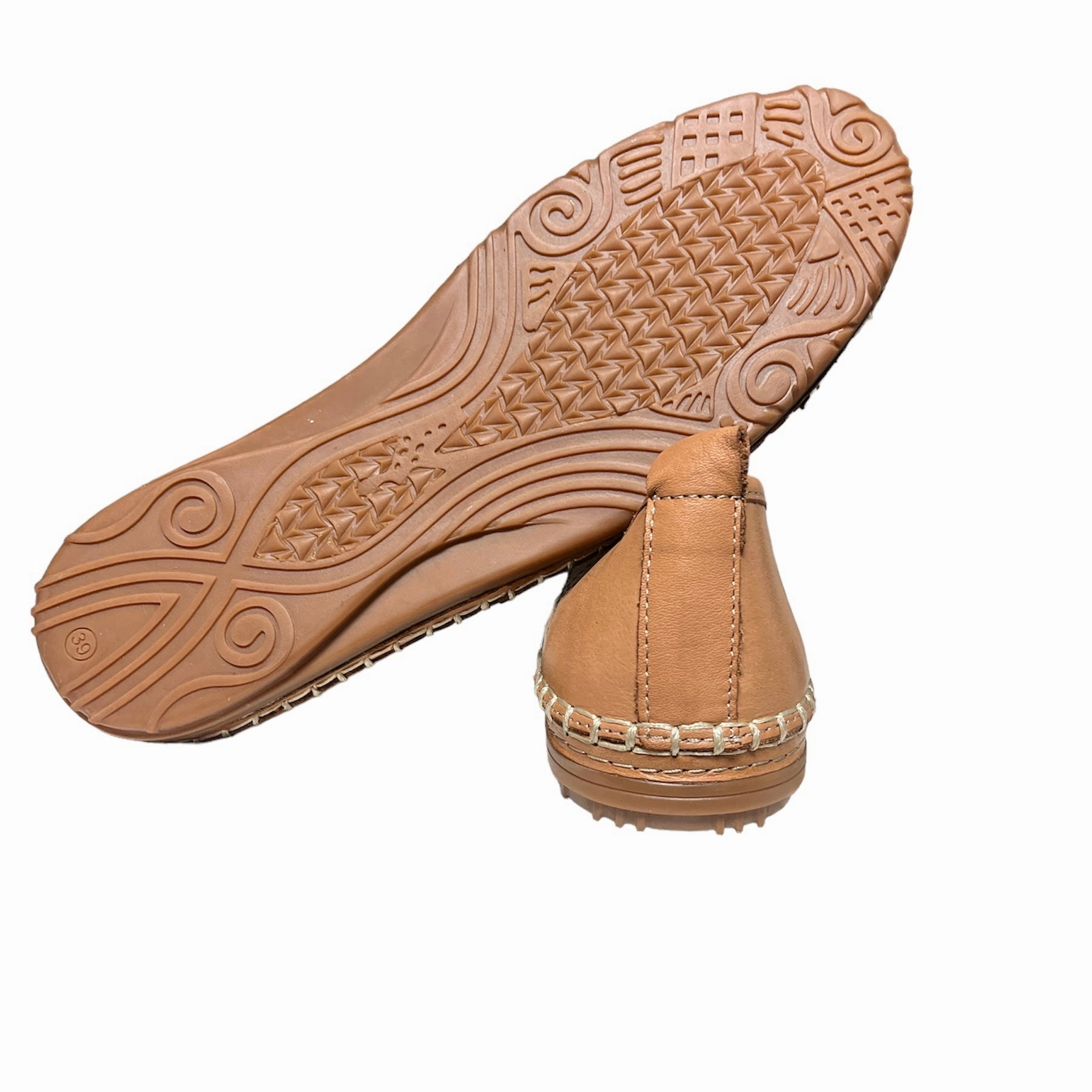 Second Hand Shoes Emily-01 Tan Leather