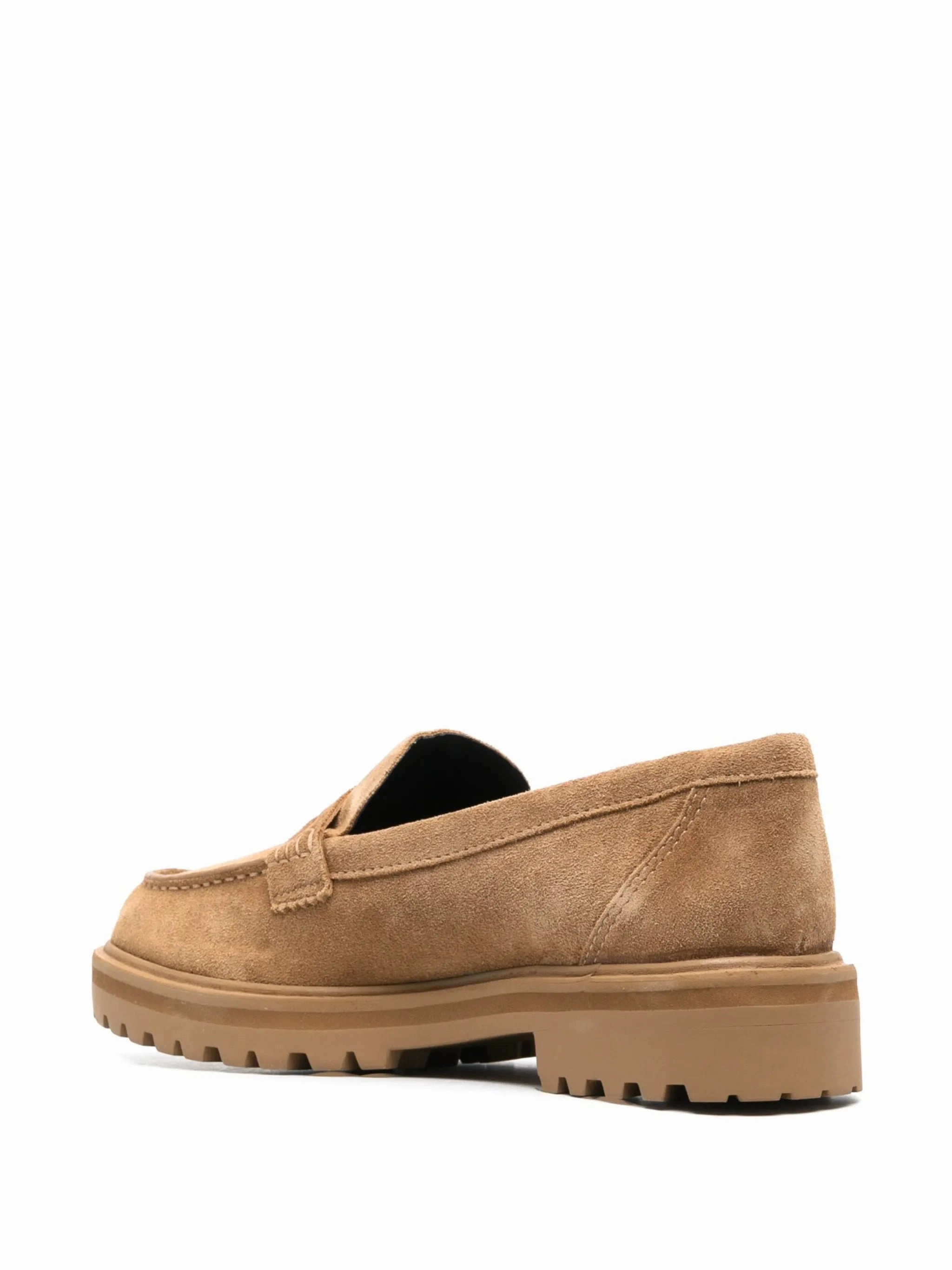 Agathea chunky suede loafers Slim Loafers