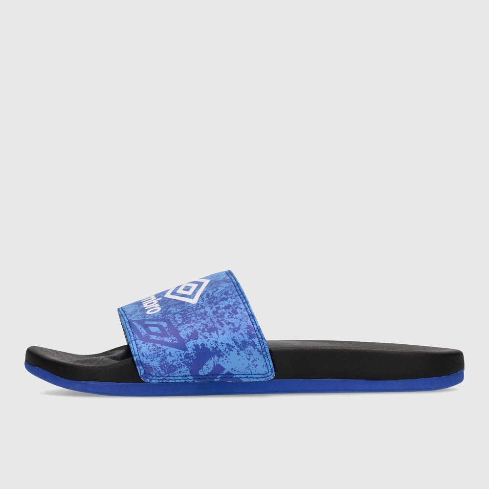Lands End Slippers Umbro Mens Slide Sandals Blue