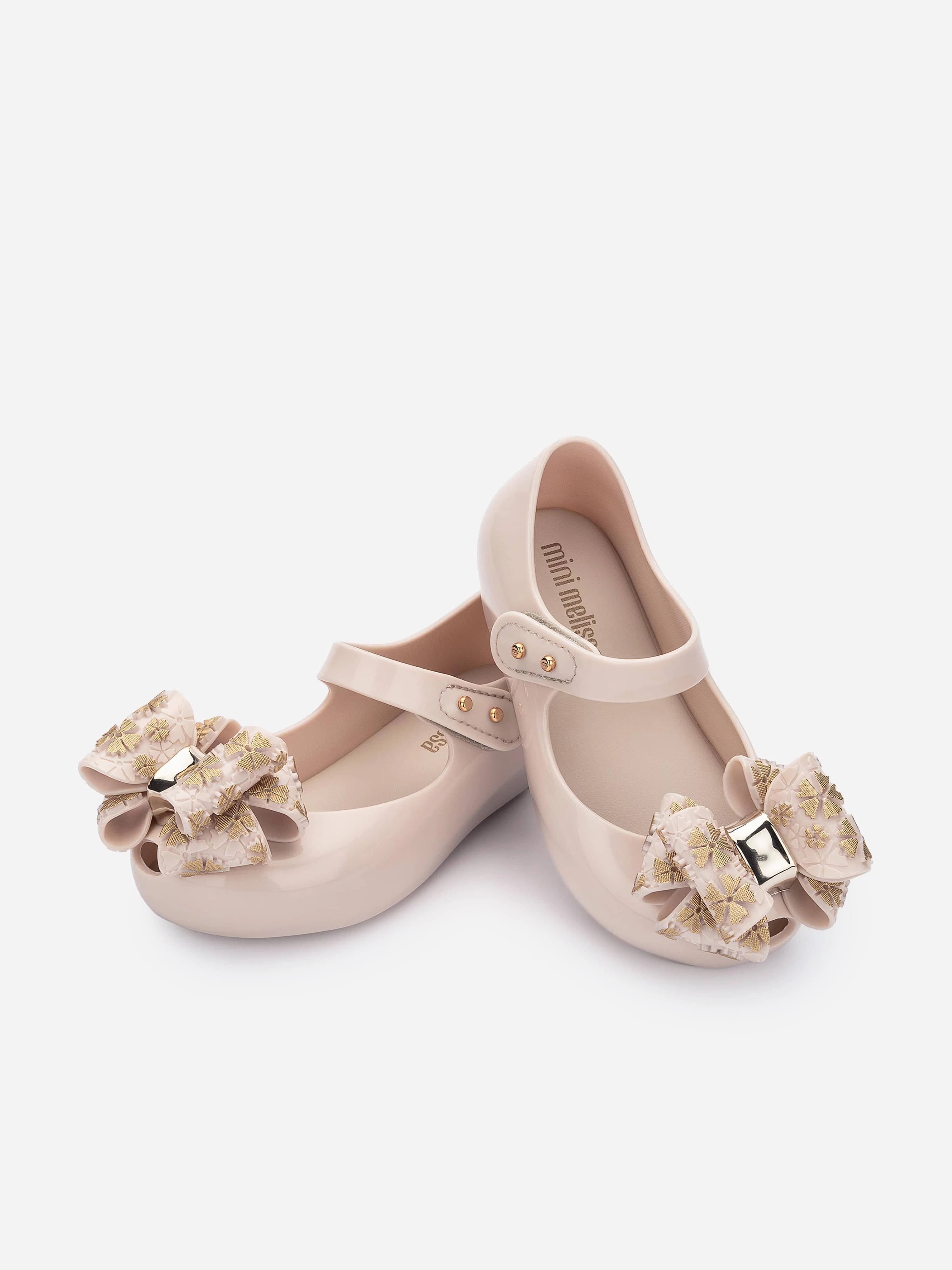 Different Kinds Of Mini Melissa Girls Ultragirl Sweet Shoes in Beige