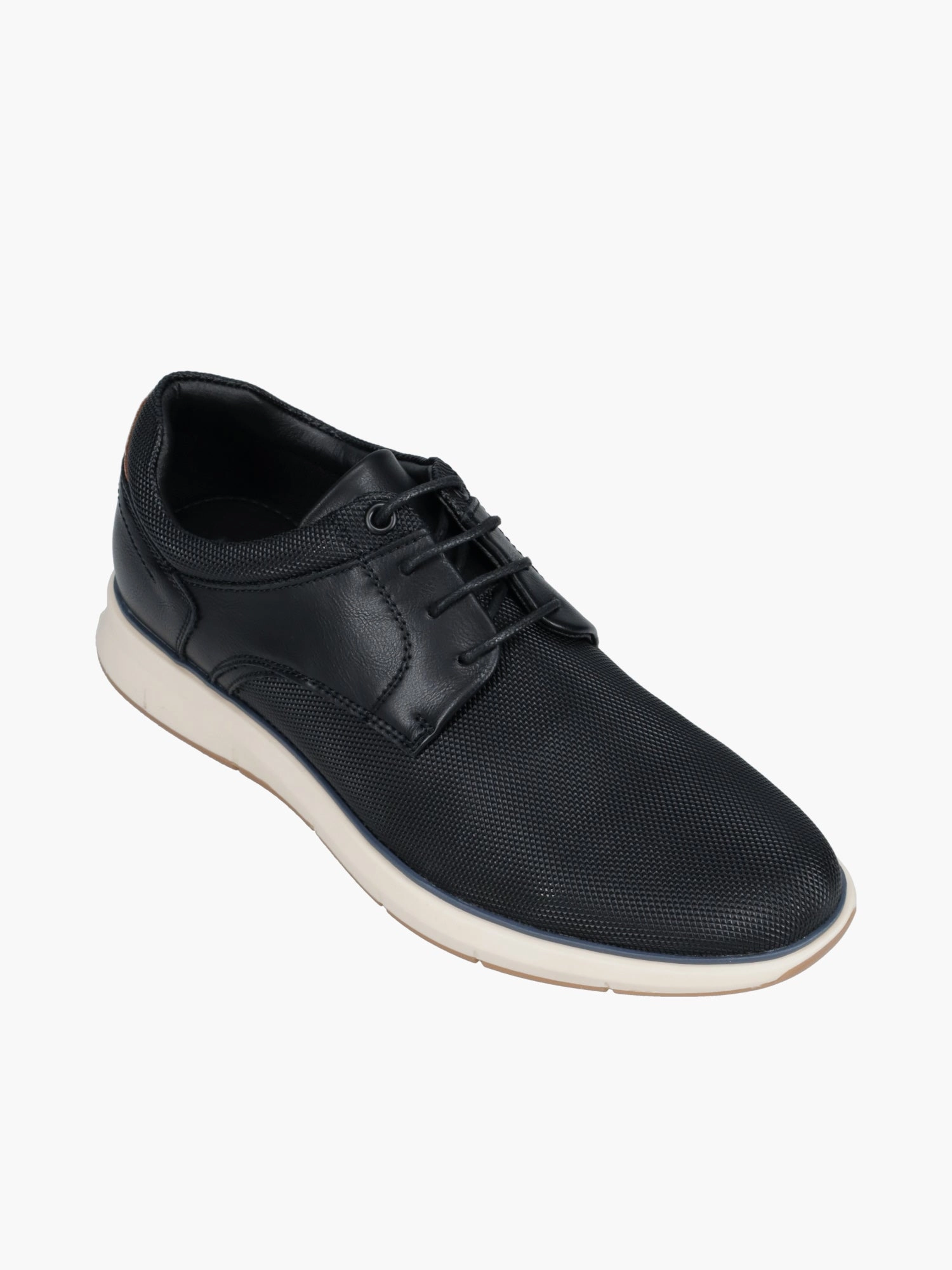 Fabian Black Eco Leather Derby Vs Oxford Vs Brogue