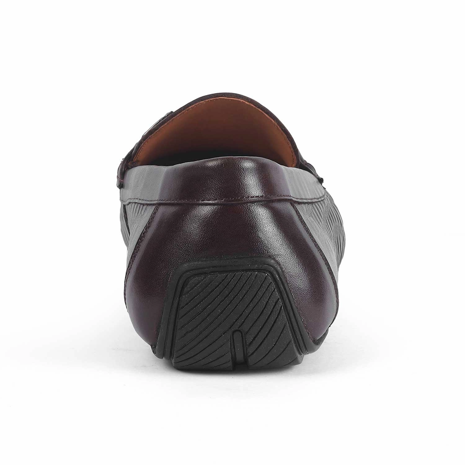 Tresmode Camil Brown Men's Leather Driving Loafers Fugazi Loafers