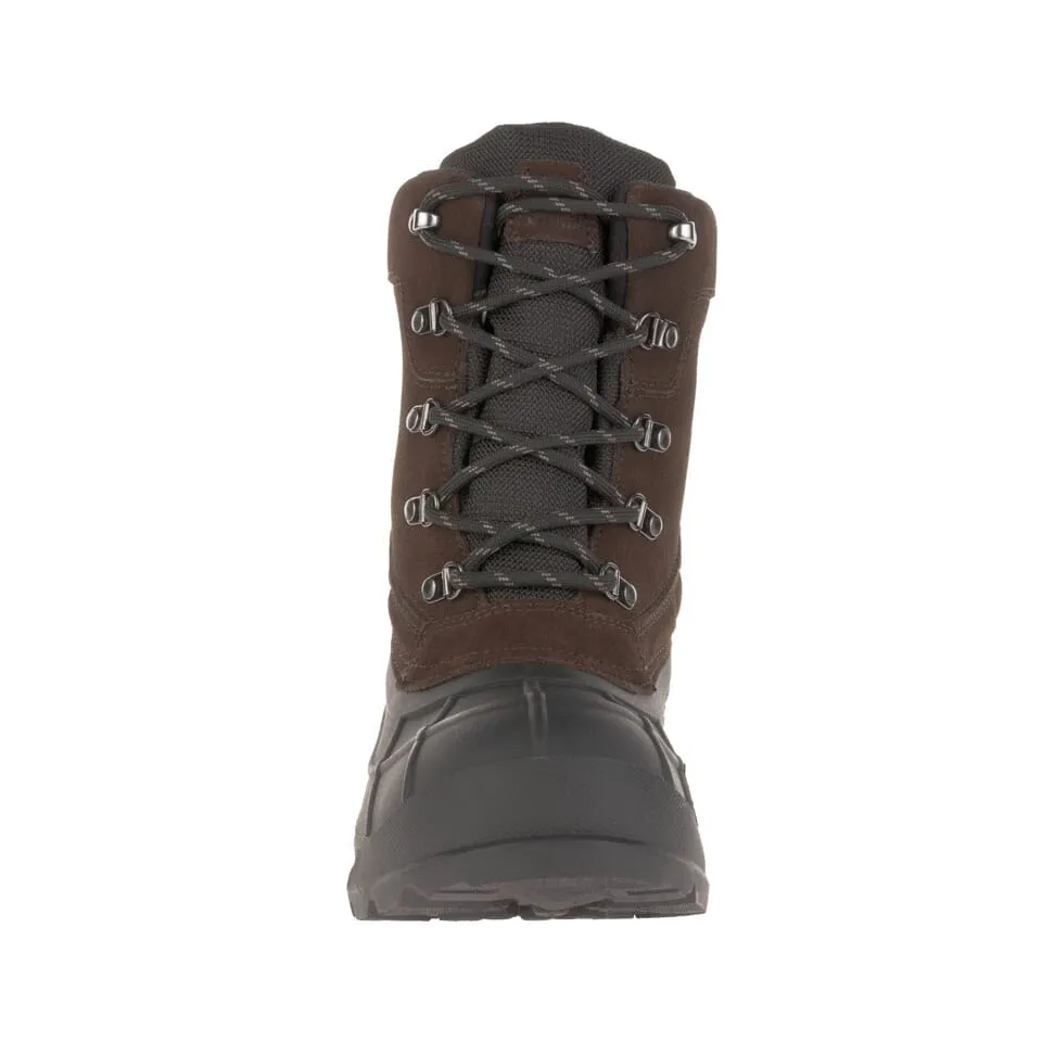 Fargo2W Dark Brown Lace Up Platform Combat Boots