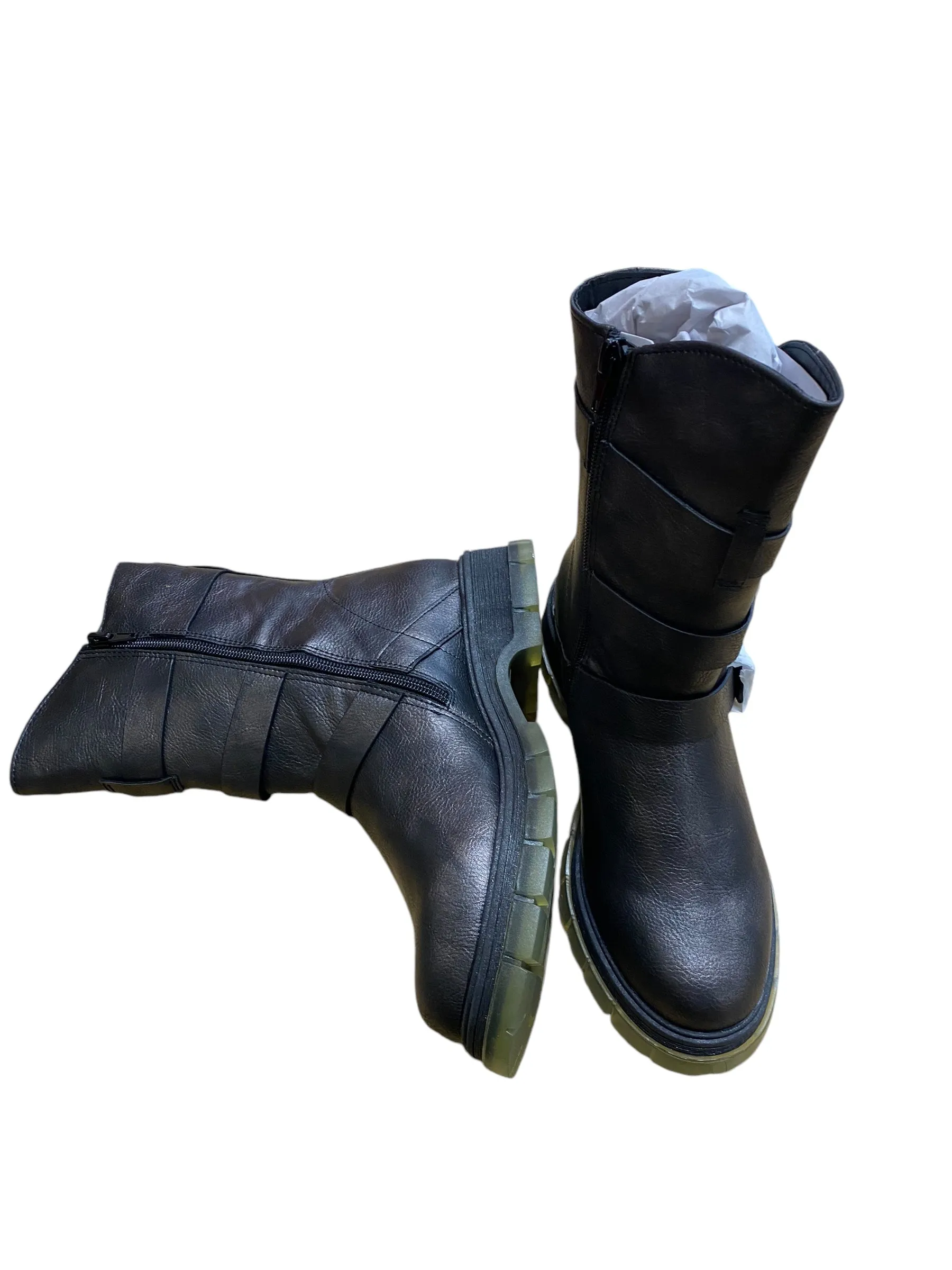 Boots Combat By Mia In Bronze, Size: 7 Combat Ankle Boots Outfit