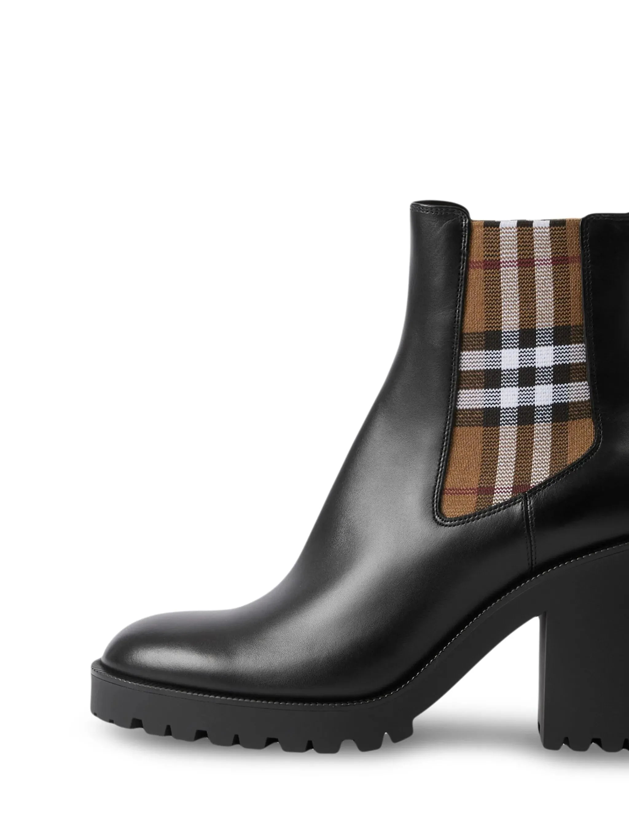 checkered panel Chelsea boots Chelsea Boots For Narrow Feet