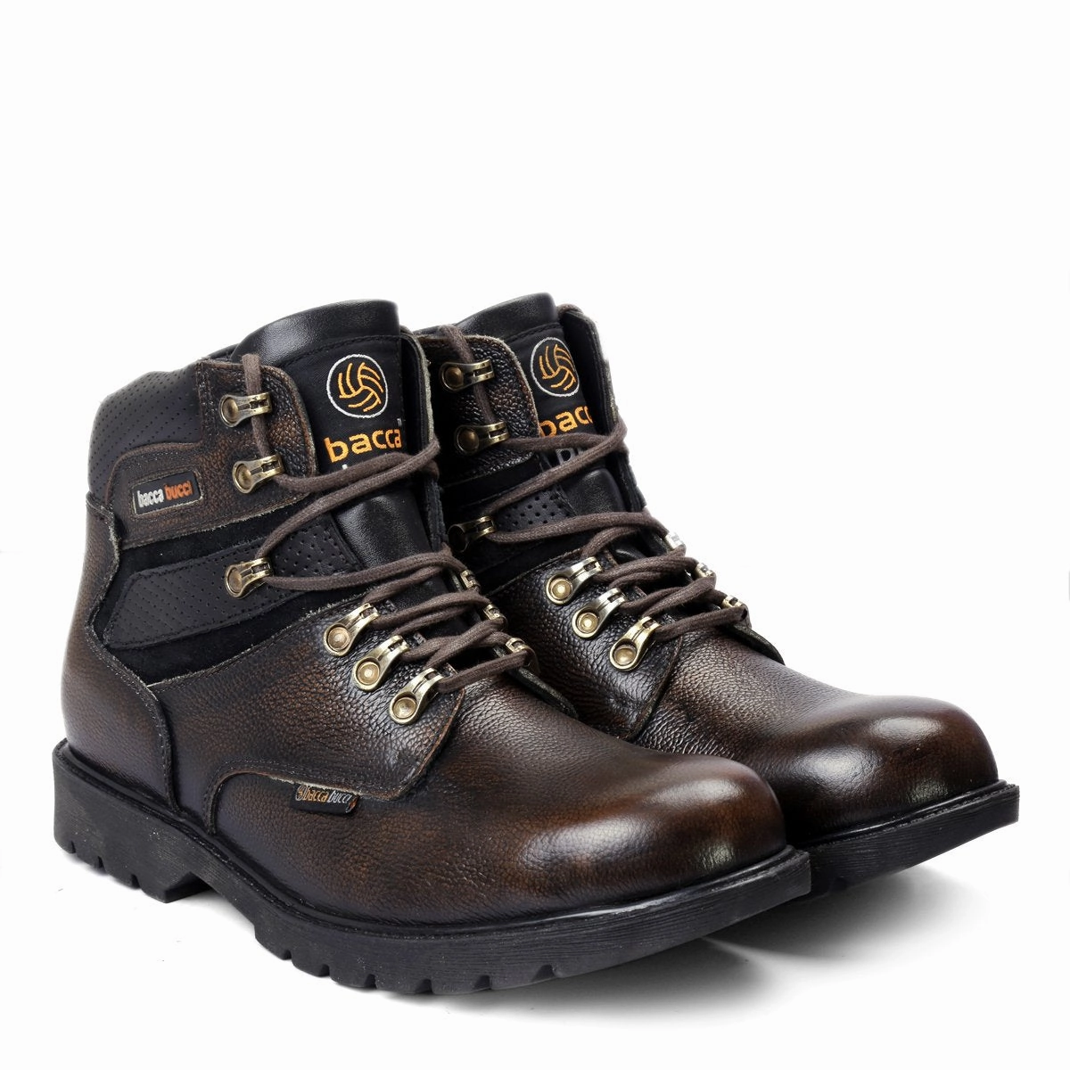 Bacca Bucci Steel Toe Boots Gray Slouch Ankle Boots