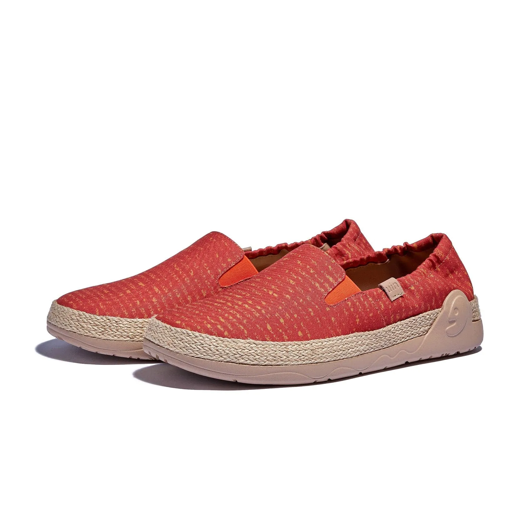Canvas Wedge Espadrilles Burnt Ochre Marbella VI Women
