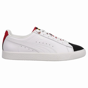 Puma High Heels Shoes Clyde Global Futurism Lace Up Sneakers