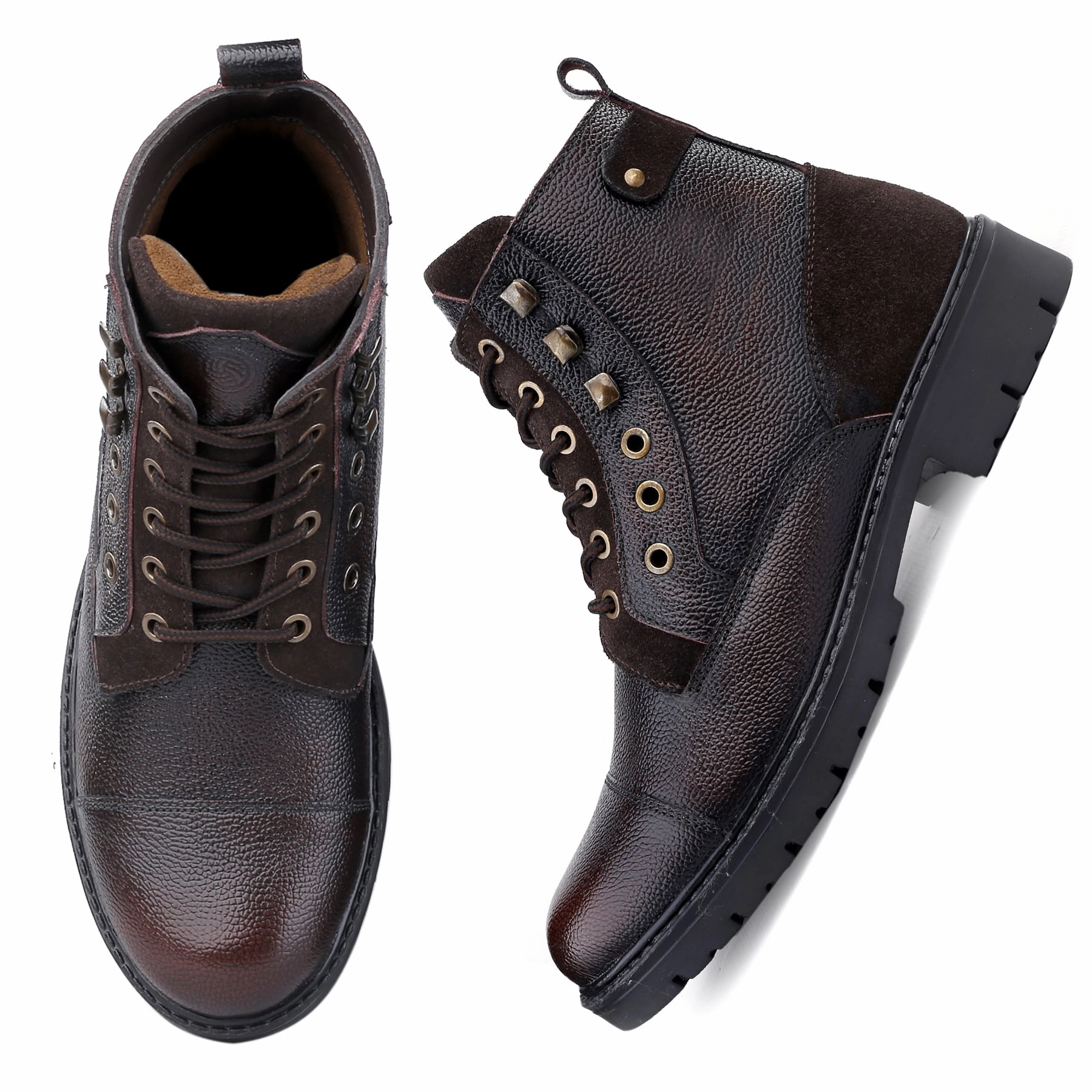 Bacca Bucci Dragon Zip-up Leather Ankle Boots