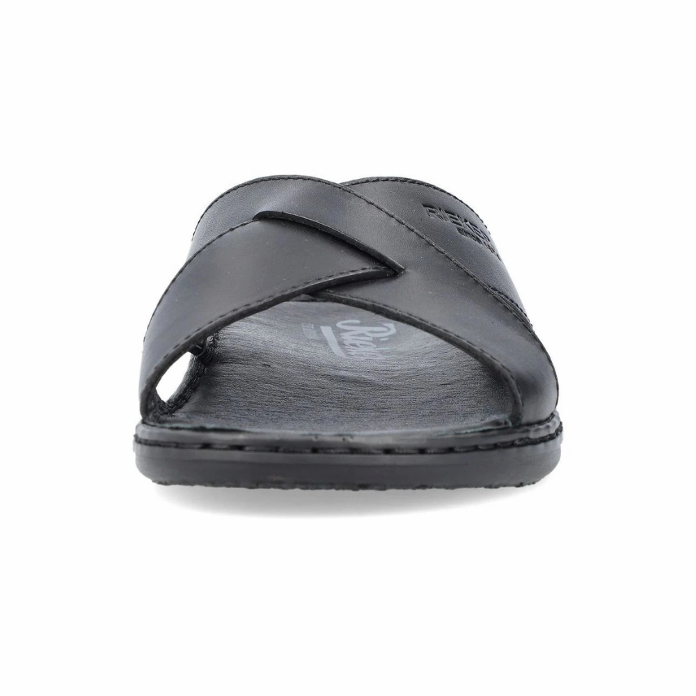 Rieker Christoph 52 Black Slide (Men's) Sandals And Slides