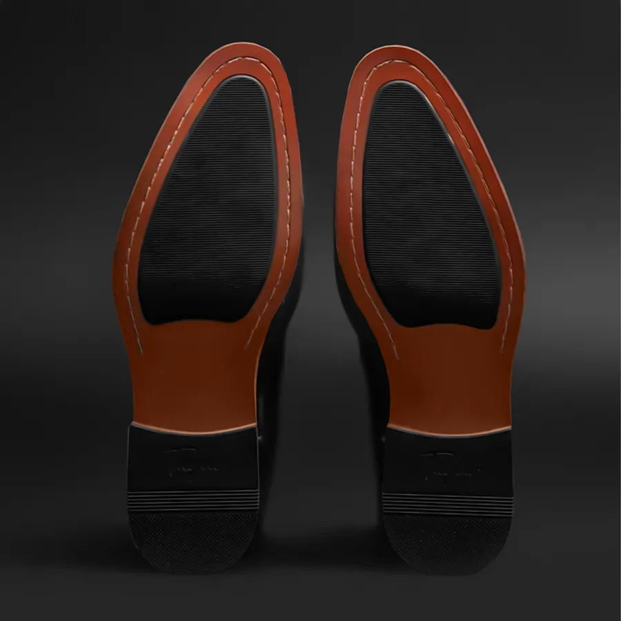 TAYNO I THE VICTORIAN I CHARCOAL GRAY Chelsea Boots With Platform Sole