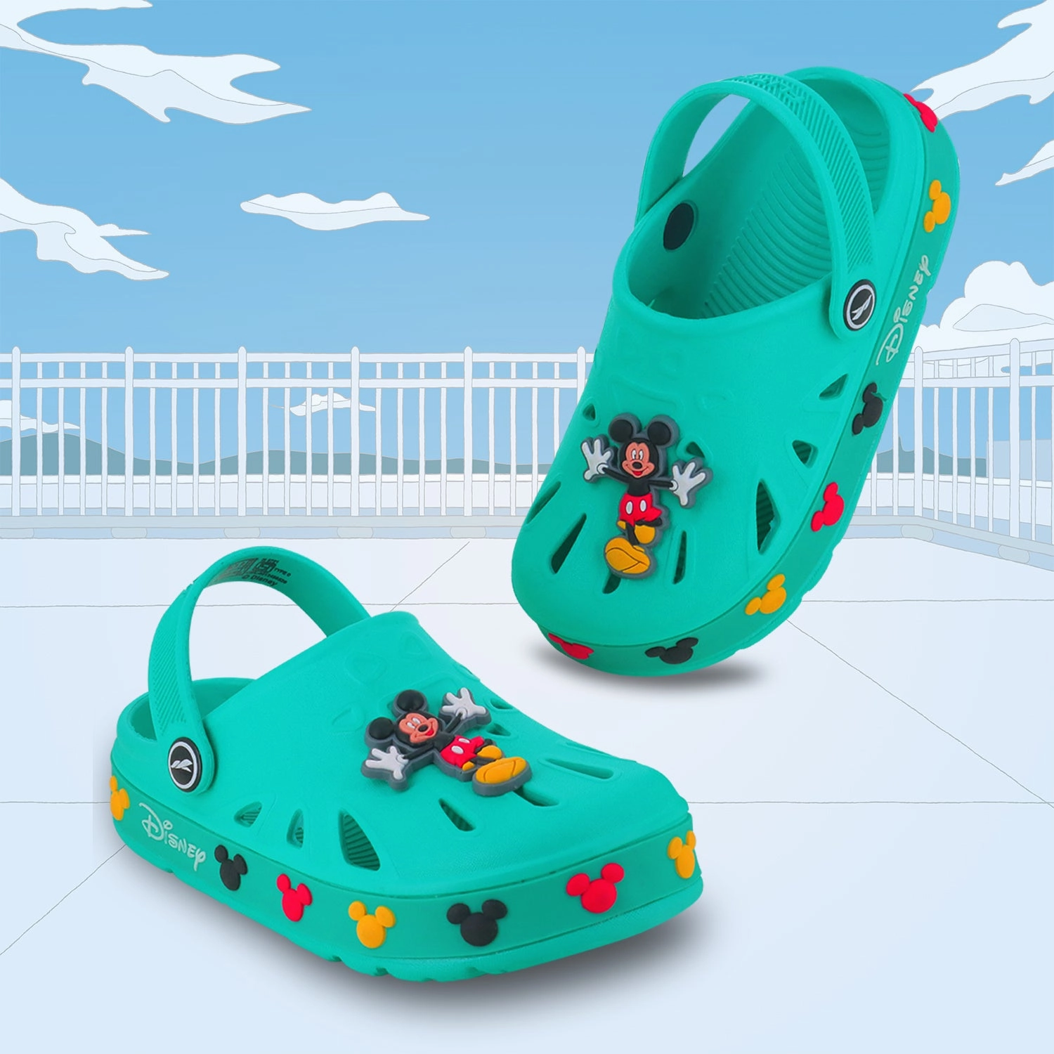FLITE Clogs for Kids FLK 3008 Footbeds Sandals