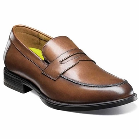 Riomar Loafers Florsheim Midtown Penny Loafers Cognac Leather (Men's)