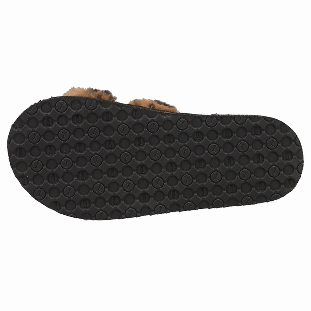 Sandals Royal Bahamian Resort Nassau Bahamas Fluff Cheetah Slide Sandal (Little Kid-Big Kid)