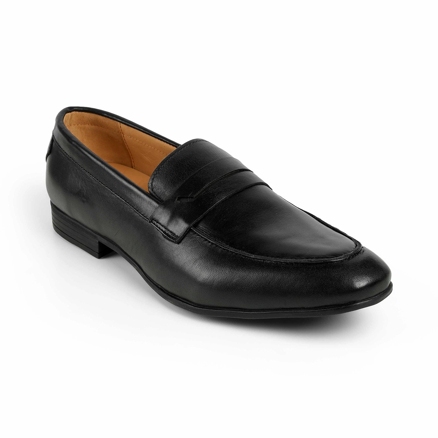 Tresmode Cosc Black Men's Leather Penny Loafers Dolce Vita Slingback Loafers