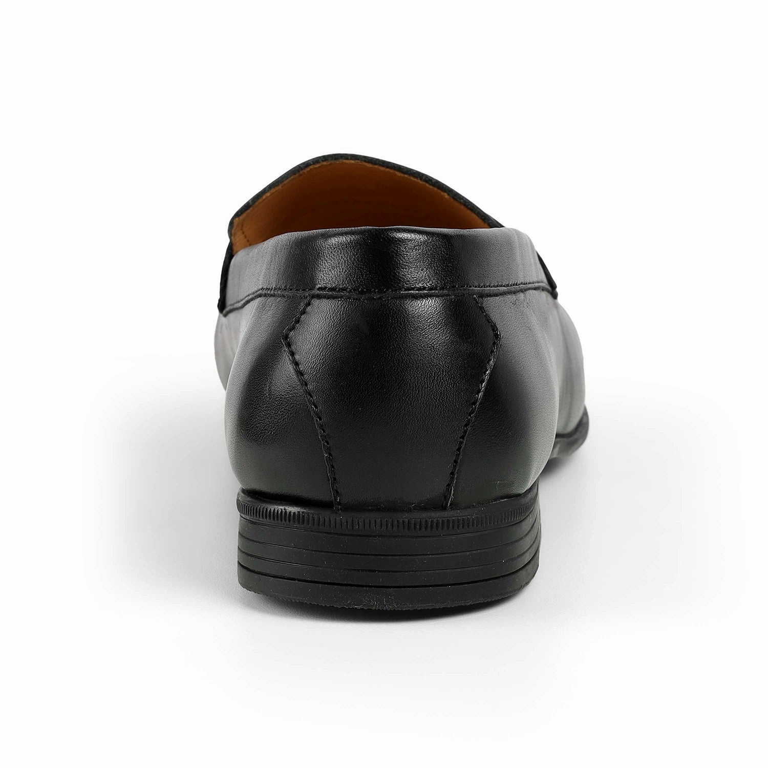 Tresmode Cosc Black Men's Leather Penny Loafers Suede Tuxedo Loafers