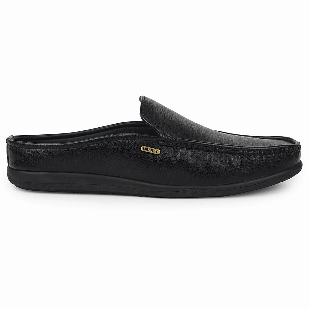Born Loafers Fortune Black Casual Loafers For Mens VSL-6 By Liberty